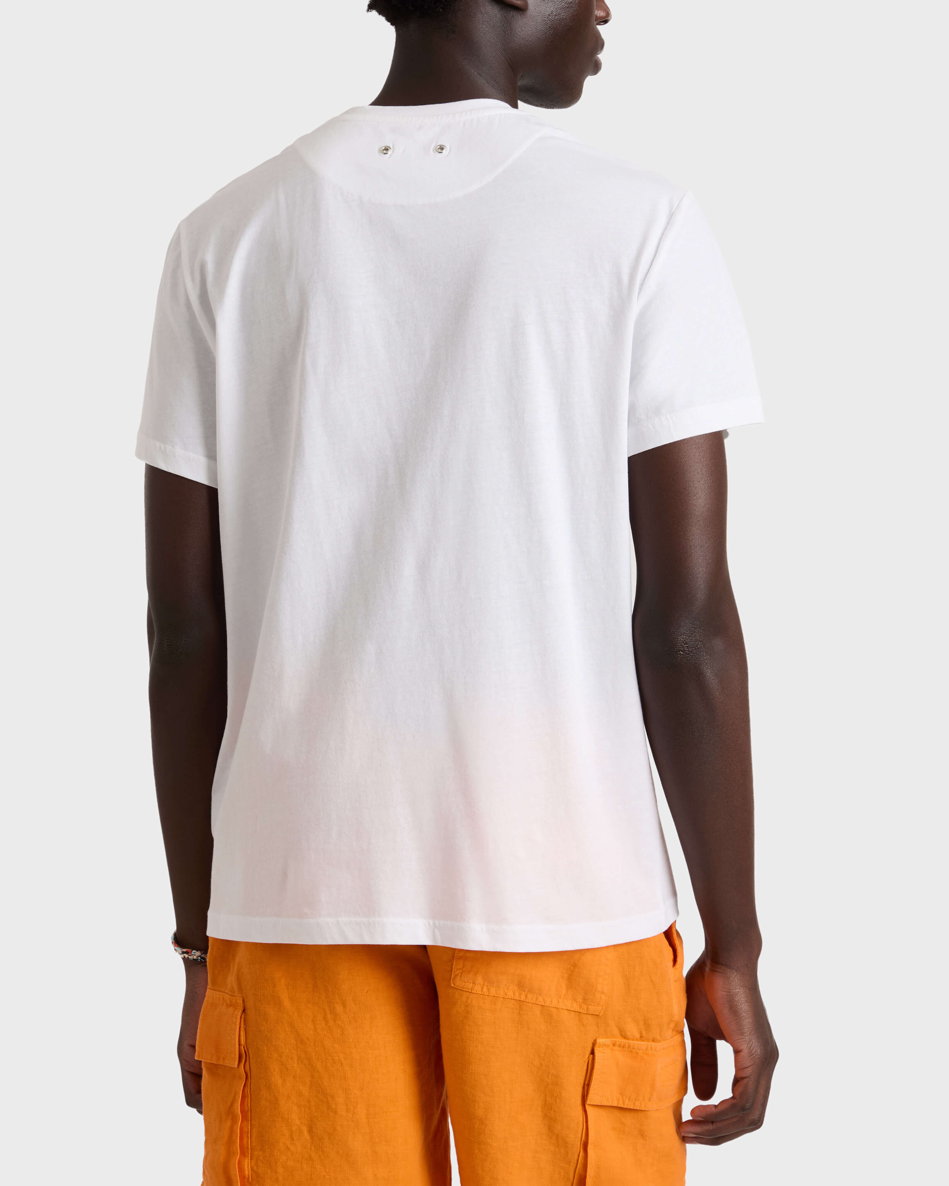Men Cotton T-shirt Poulpe CORN backworn view