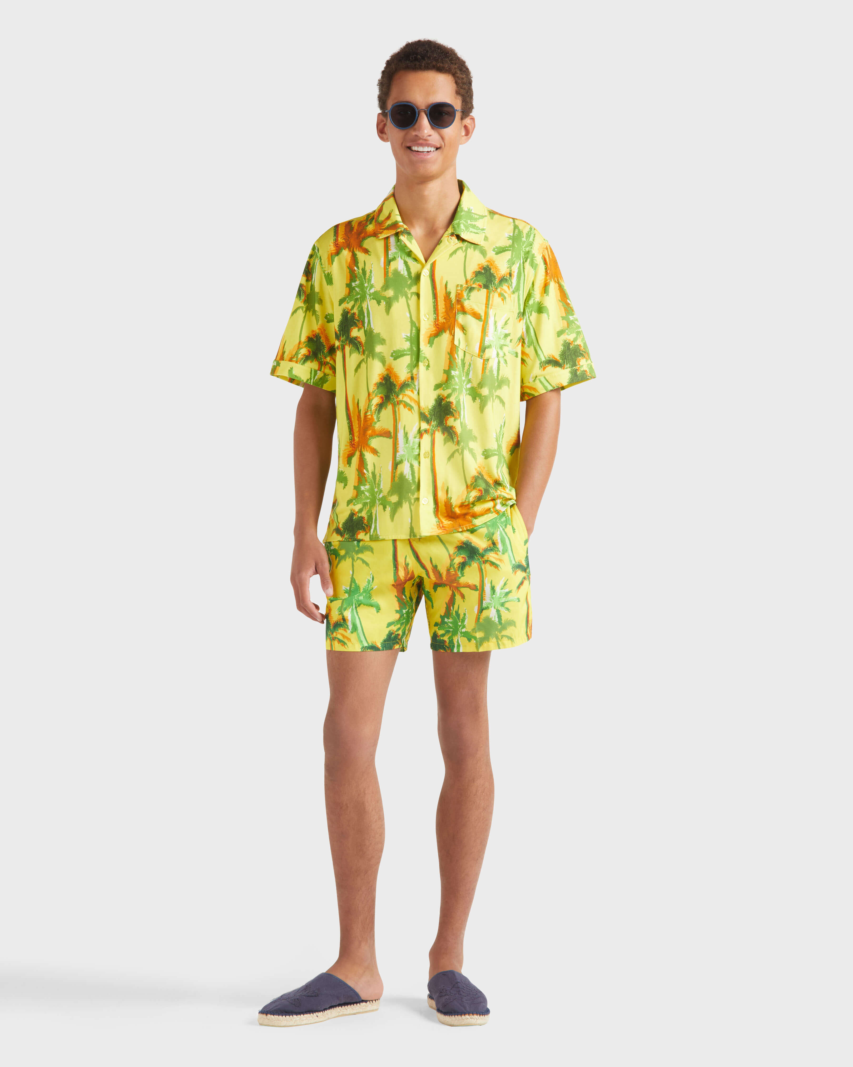Men Ultra-light and packable Swim Shorts Palms Offset SUN supp1 view