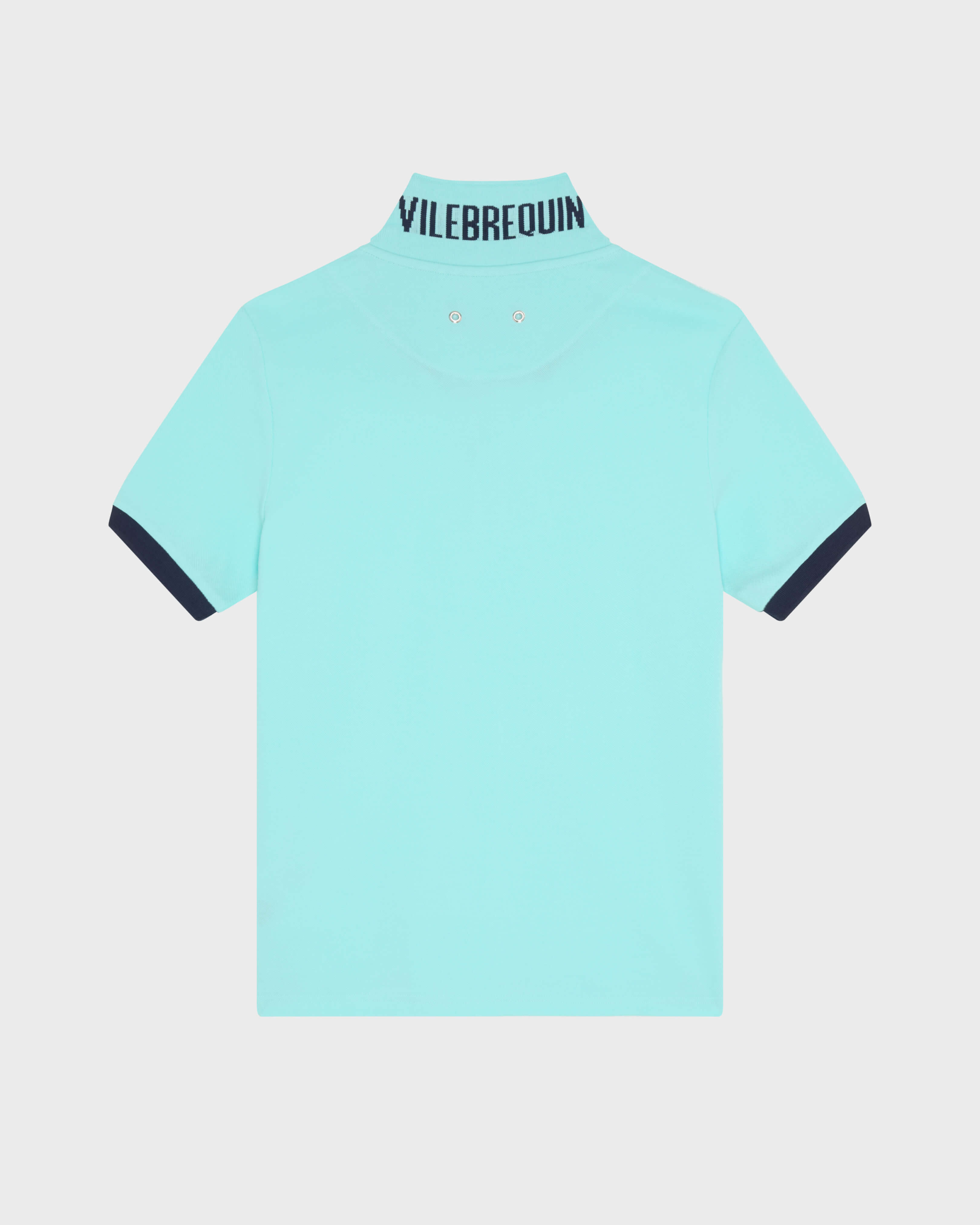 Solid Polohemd aus Baumwolle für Herren OXYGENE back view