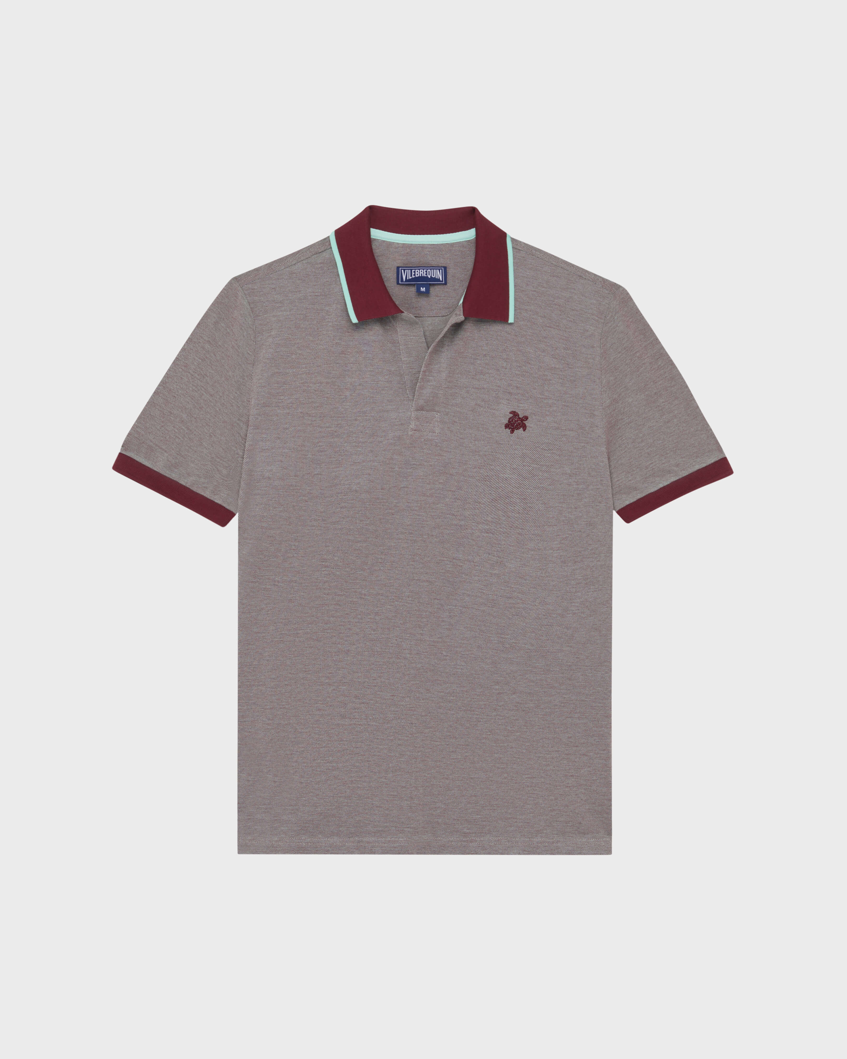 Men Cotton Polo Shirt Solid BACCHUS front view
