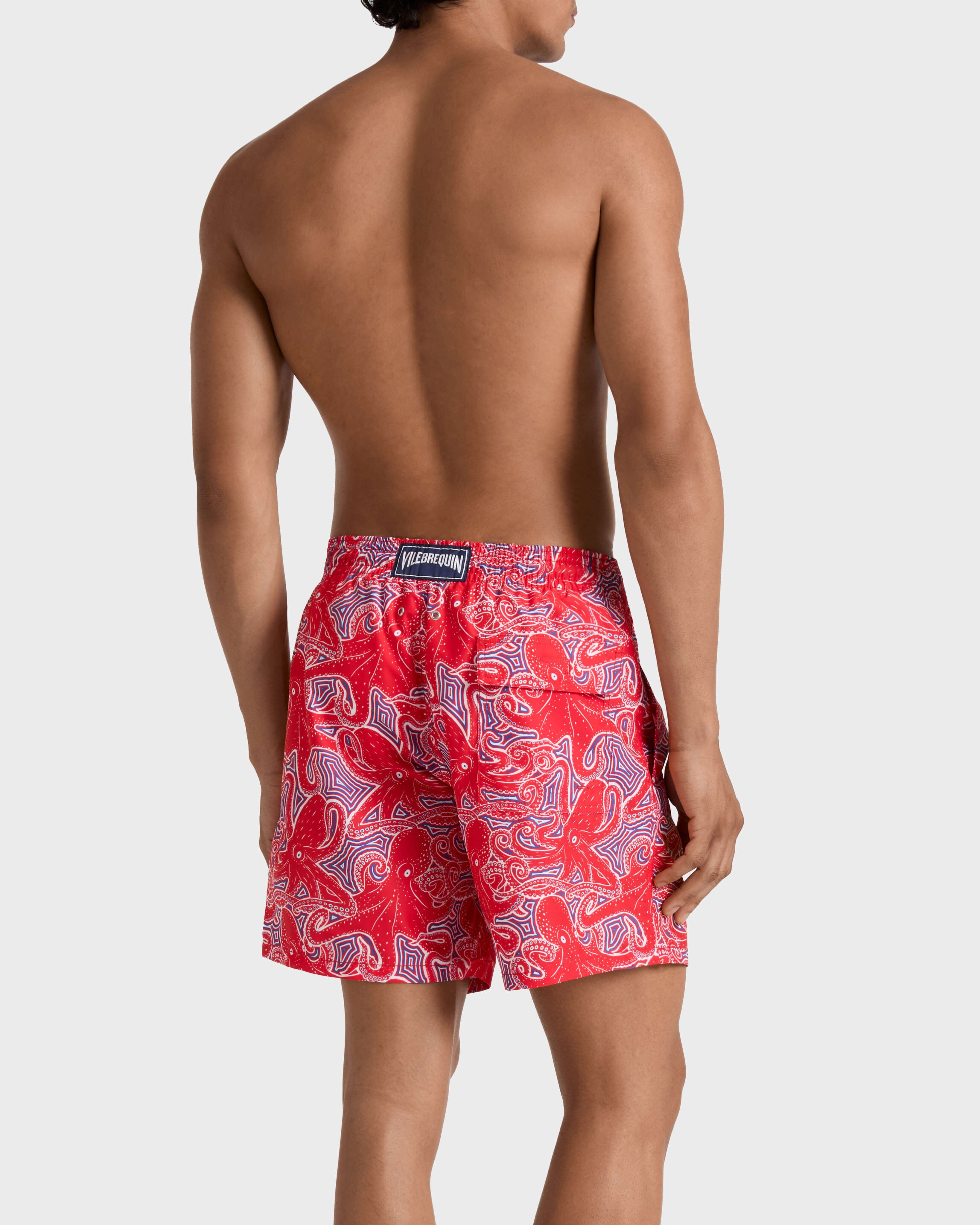 Bañador con estampado Hypnoctopus para hombre AMAPOLA backworn view