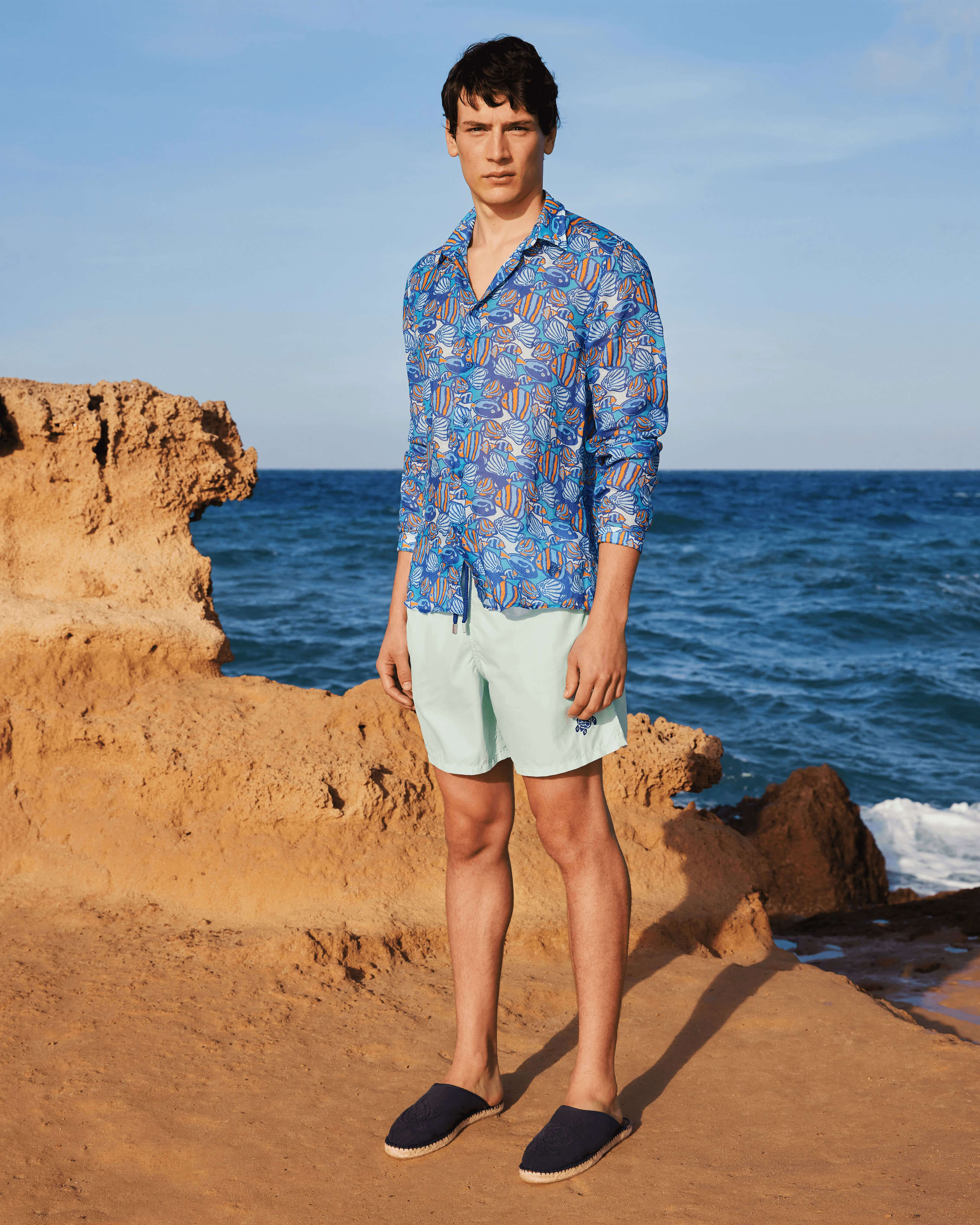 Men Bicolor Look  look1 view