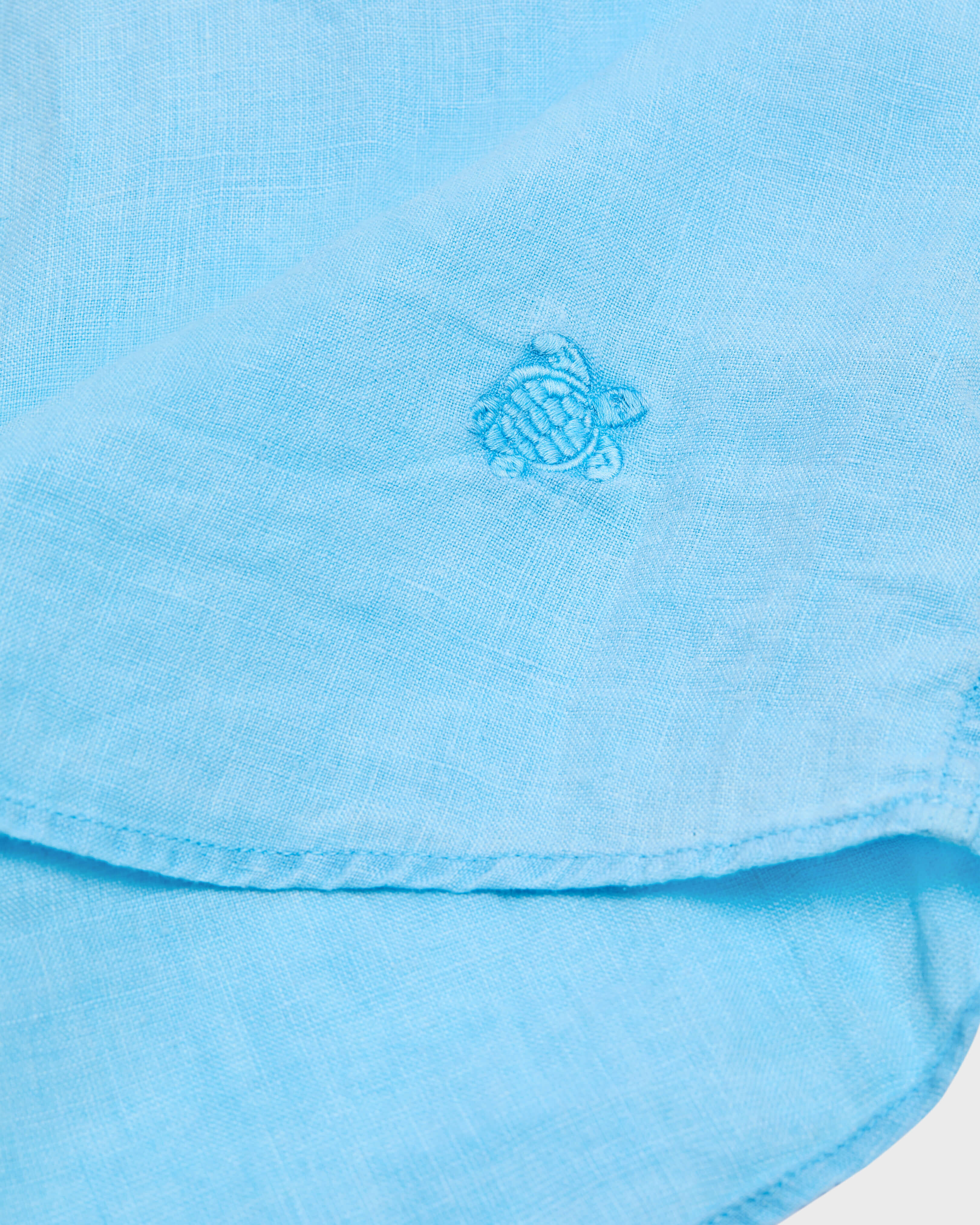 Men Bowling Linen Shirt Solid LARIMAR supp4 view