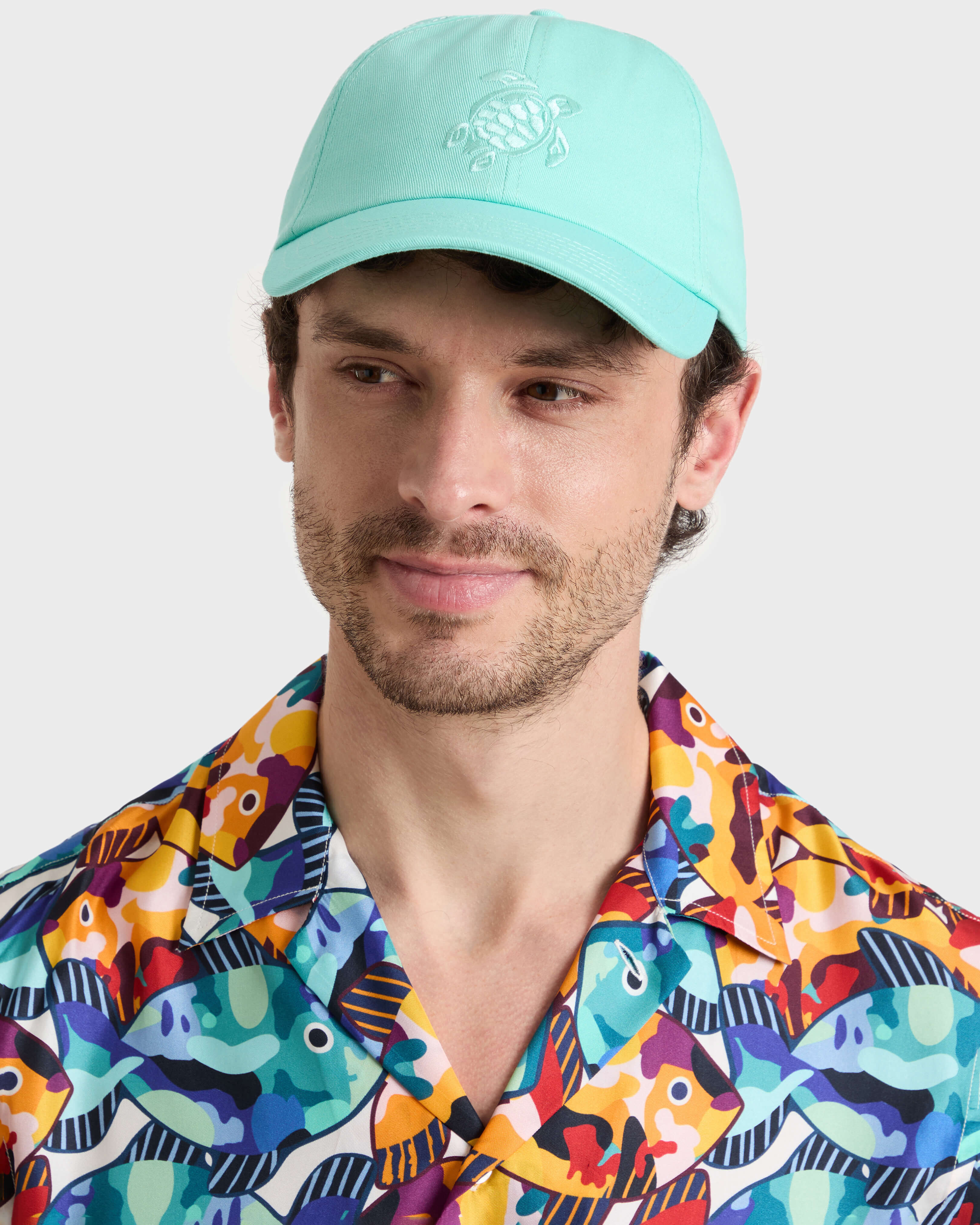 Cappellino tinta unita CARIBBEAN frontworn view