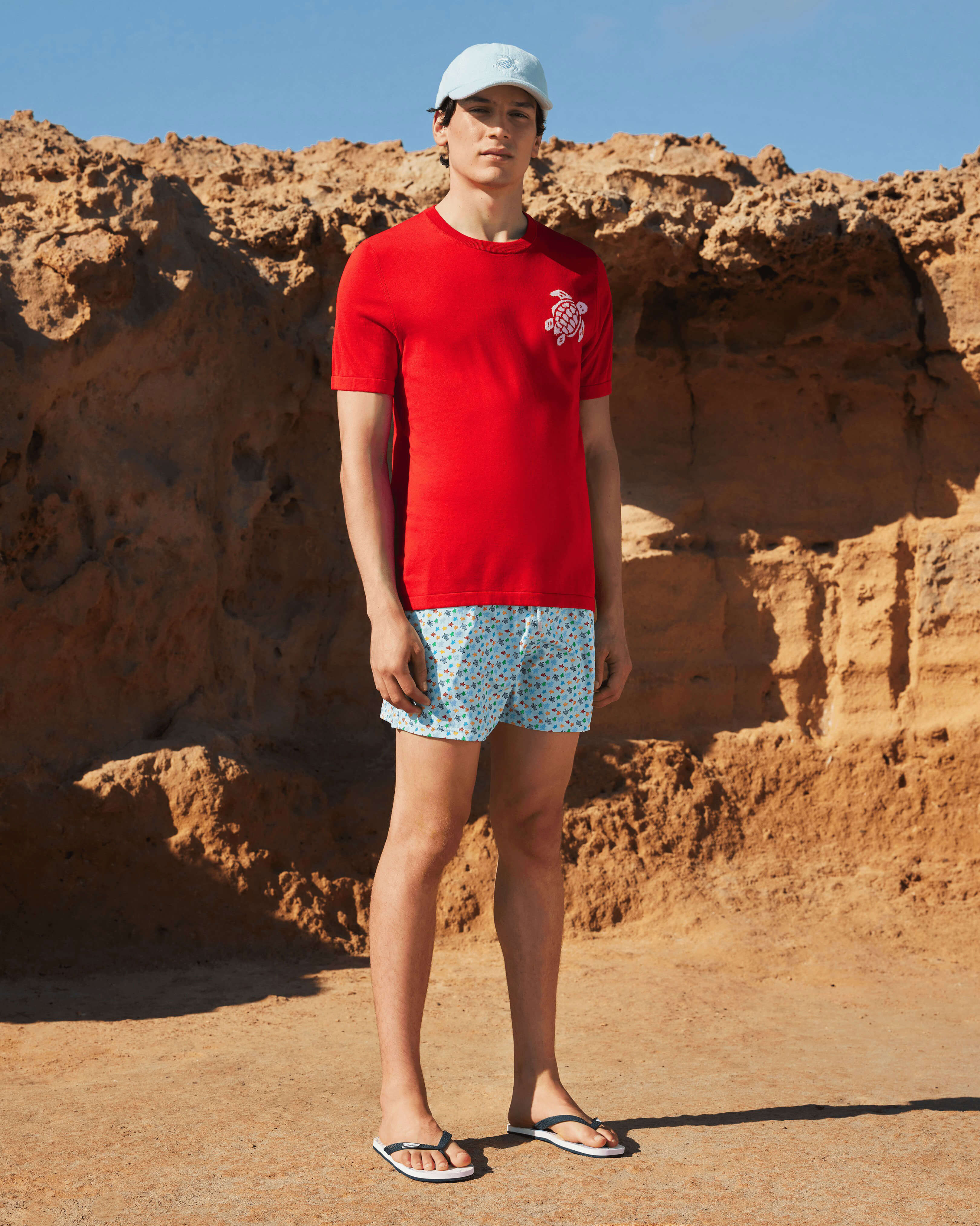 Men Micro Ronde Des Tortues Rainbow Look  look1 view