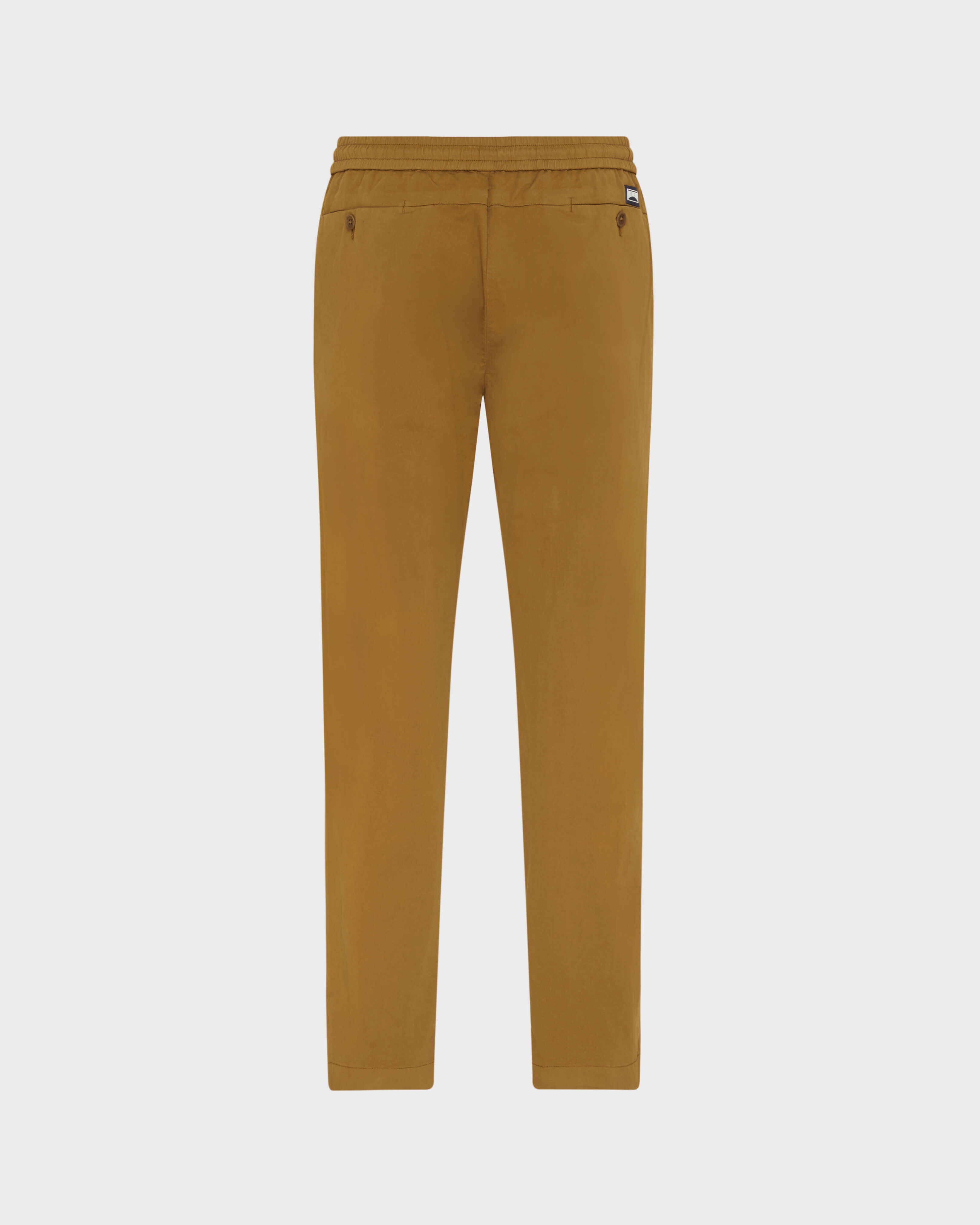 Pantalon en coton satin homme uni MUD back view