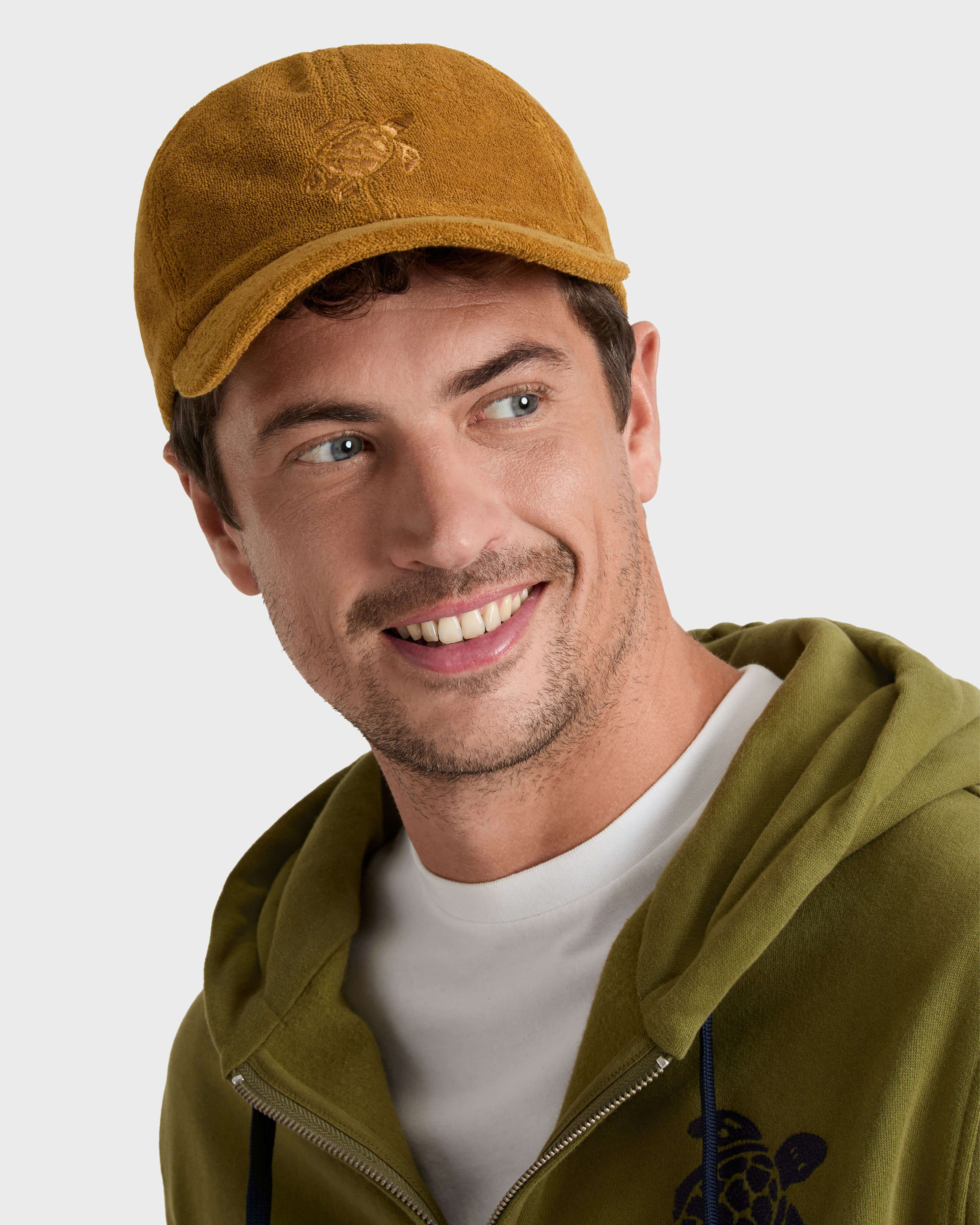 Solid Kappe aus Frottee für Herren MUD frontworn view