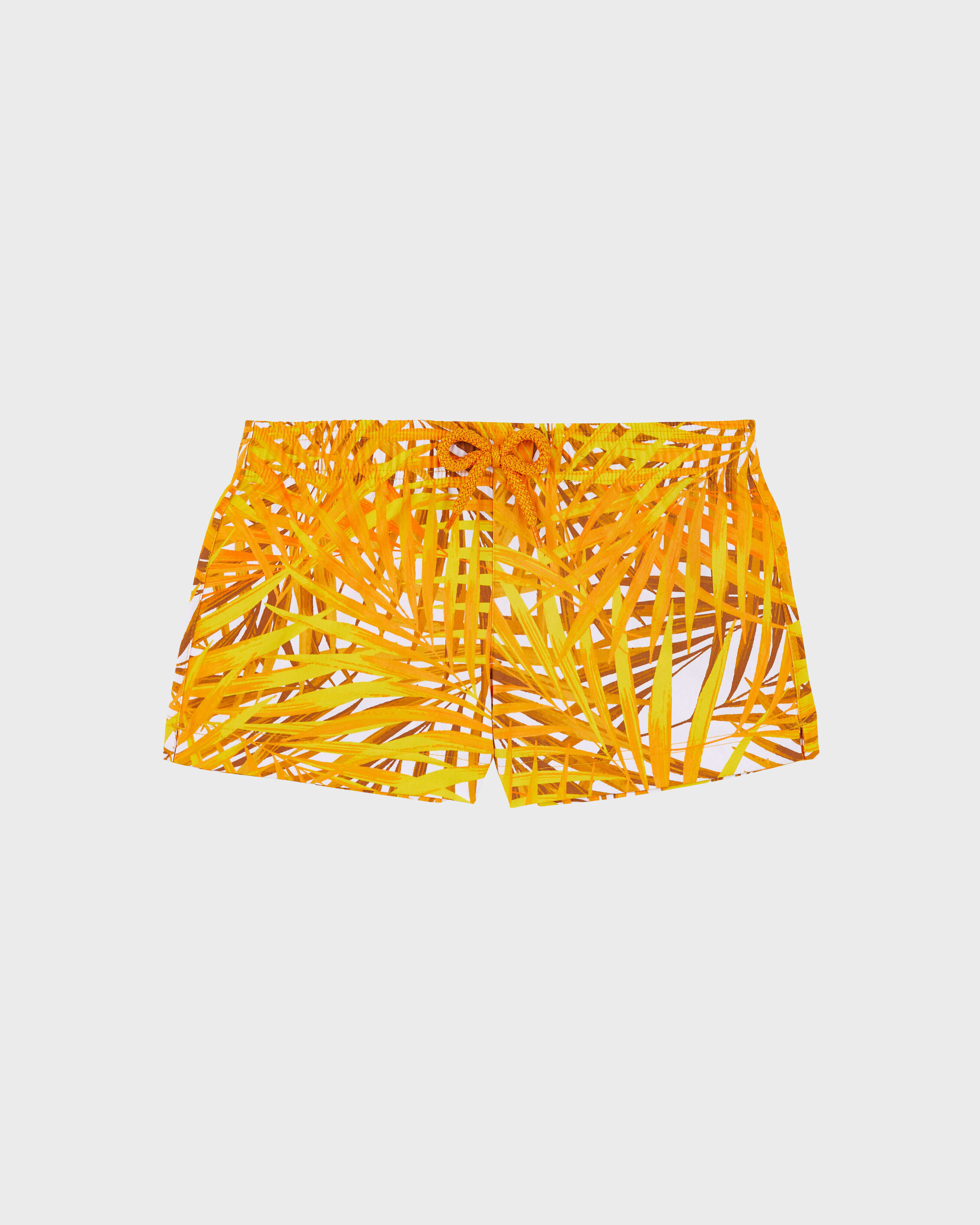 Girls Swim Shorts Palm Leaves MANGO front view
