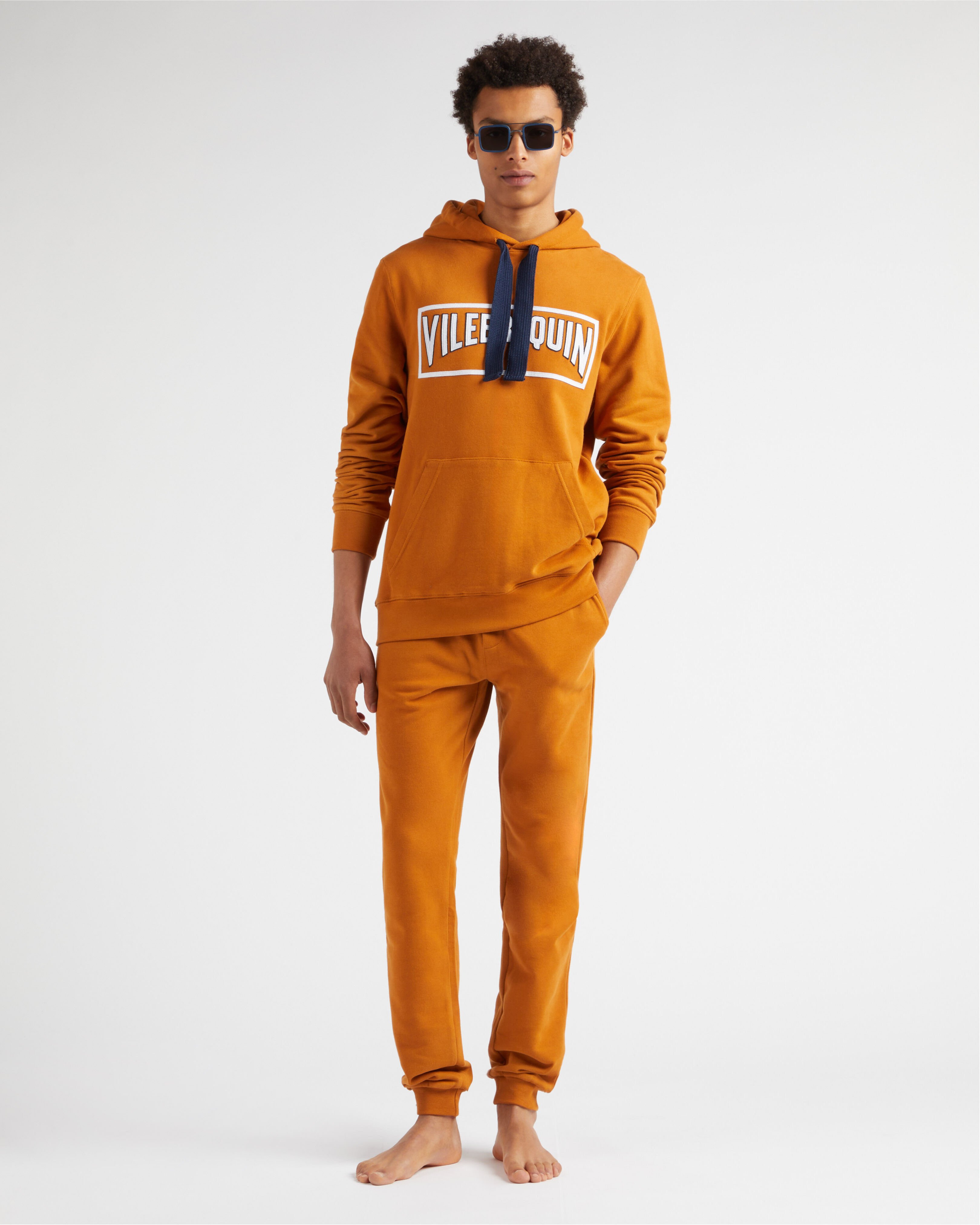 Men Jogger Cotton Pants Solid CARAMEL supp1 view
