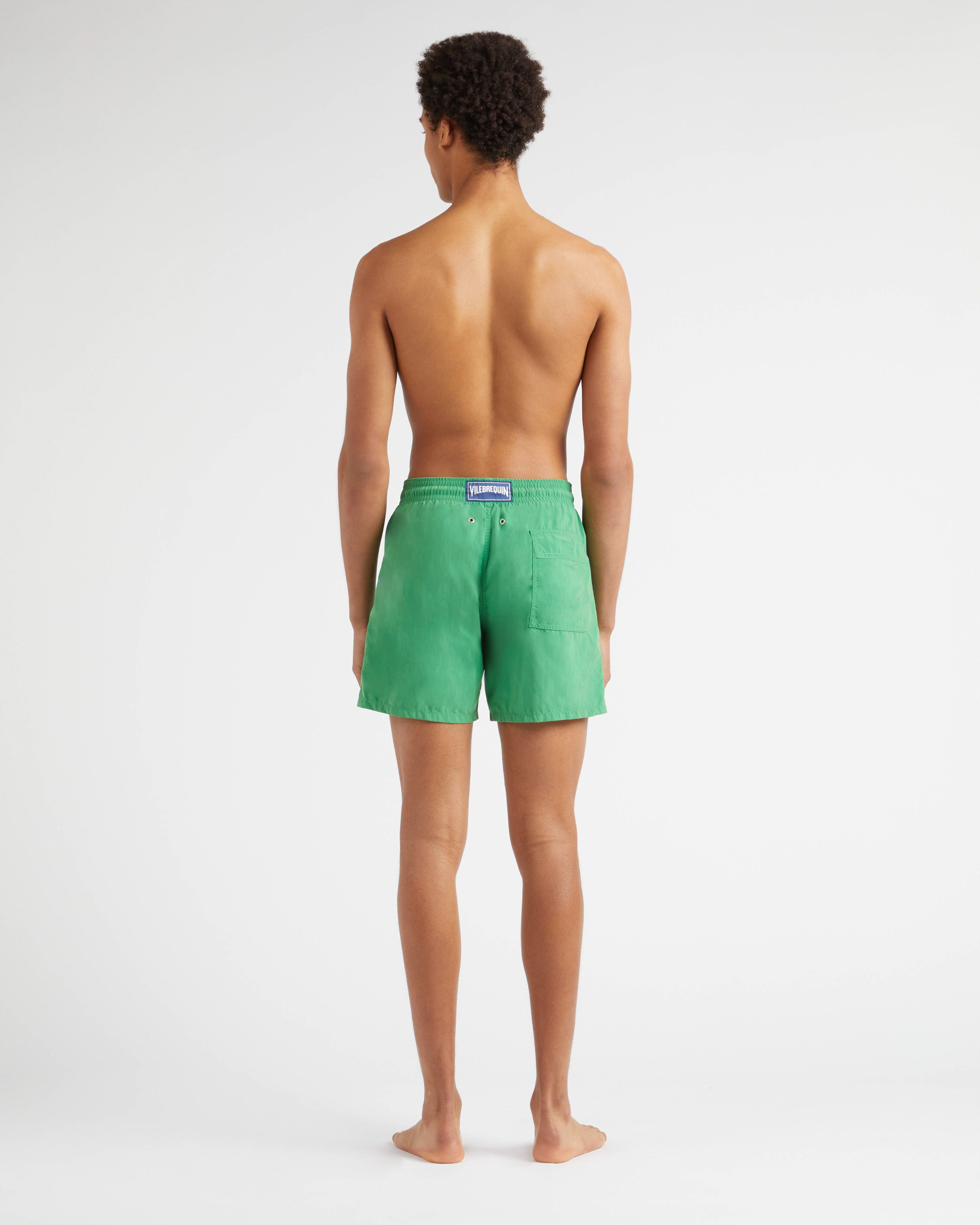 Men Swim Shorts Solid CHIVE backworn view