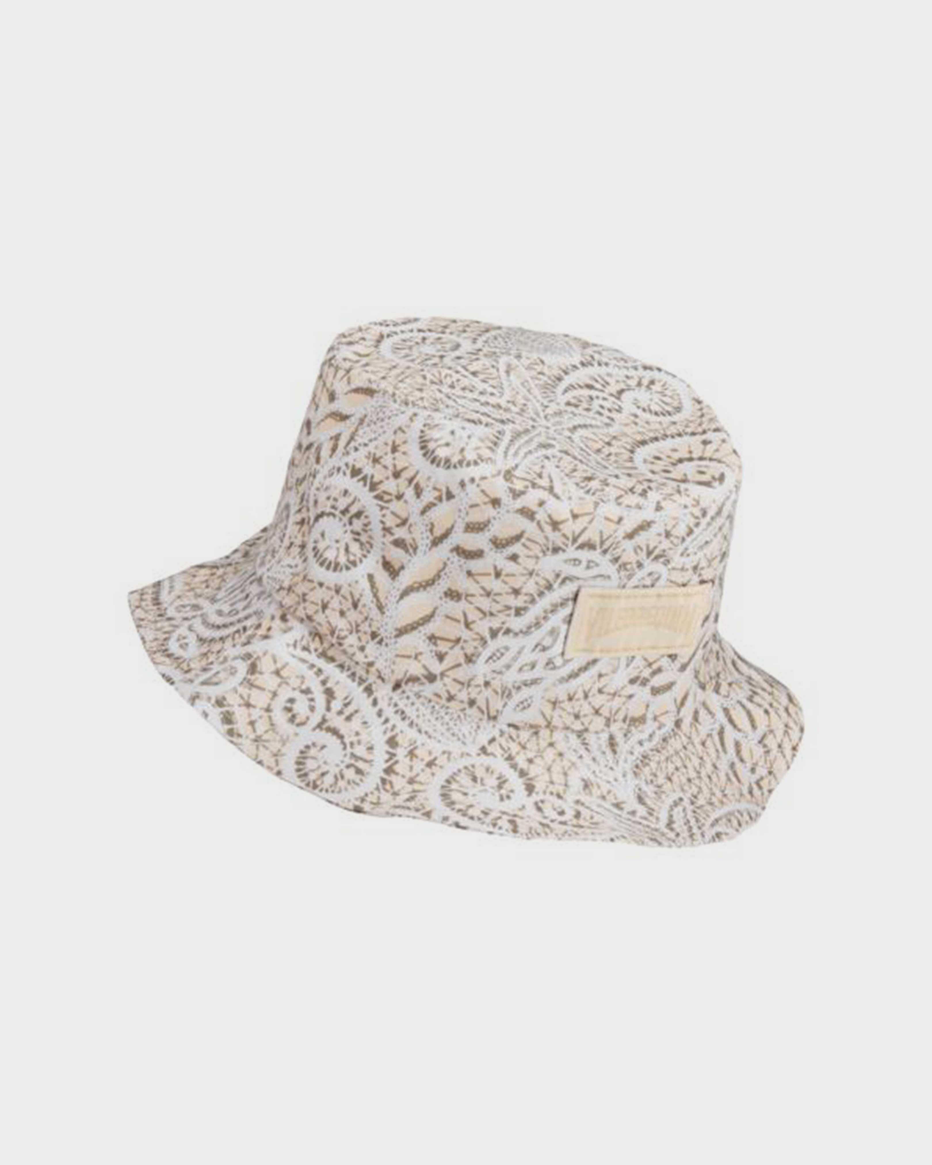 Women Bucket Hat Dentelles BIANCO front view