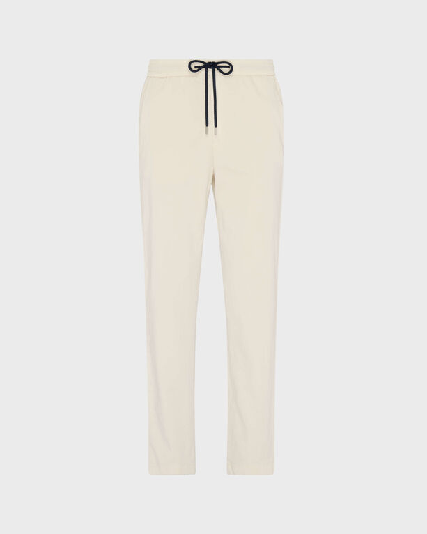 Vilebrequin - Men Satin Cotton Elastic Waist Pants Solid - Pant - Paulo - Beige - Size S