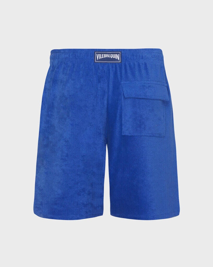 Terry Bermuda Shorts Solid MARRAKECH back view