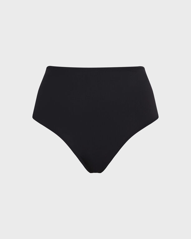 Vilebrequin - Women High-waisted Bikini Bottom Solid - Swimwear - Frosty - Black - Size XS
