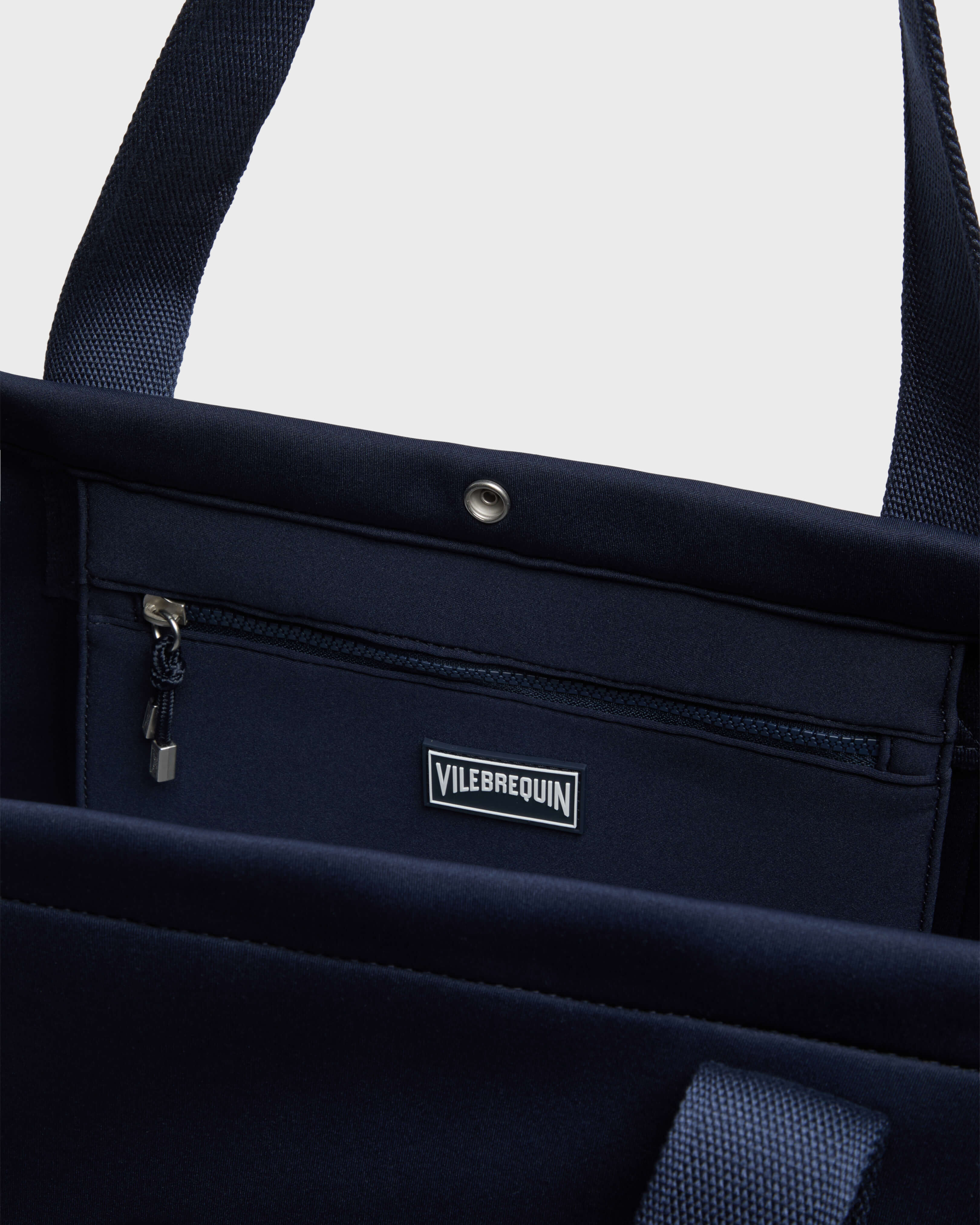 Neoprene Beach Bag Solid NAVY look1 view