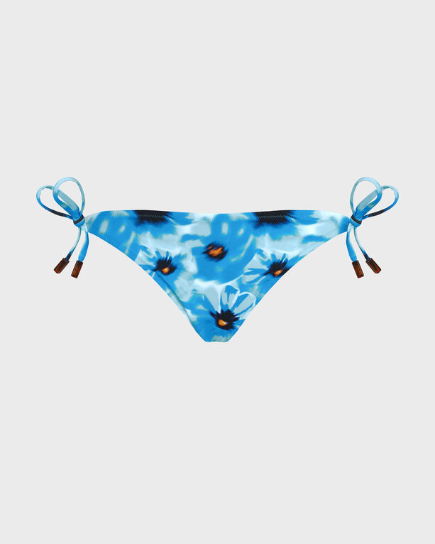Vilebrequin - Bas De Maillot De Bain À Nouer Femme Poppies - Maillot De Bain - Flore - Bleu - Taille S