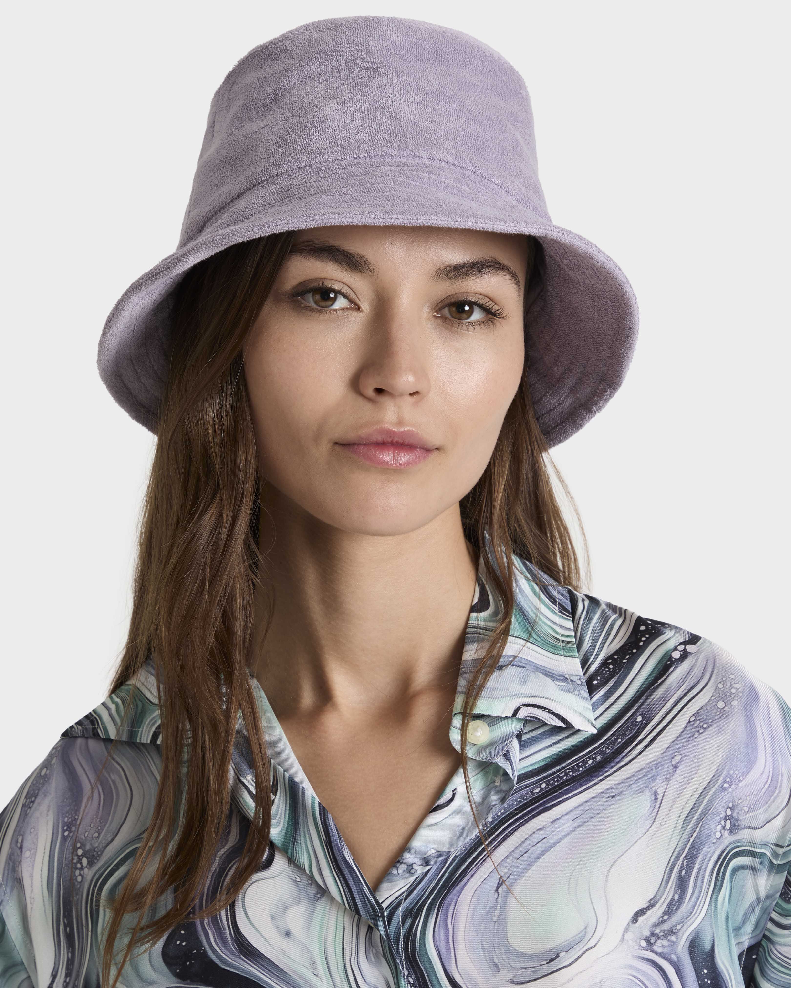 Gorro de tejido terry de color liso unisex OURAGAN frontworn view