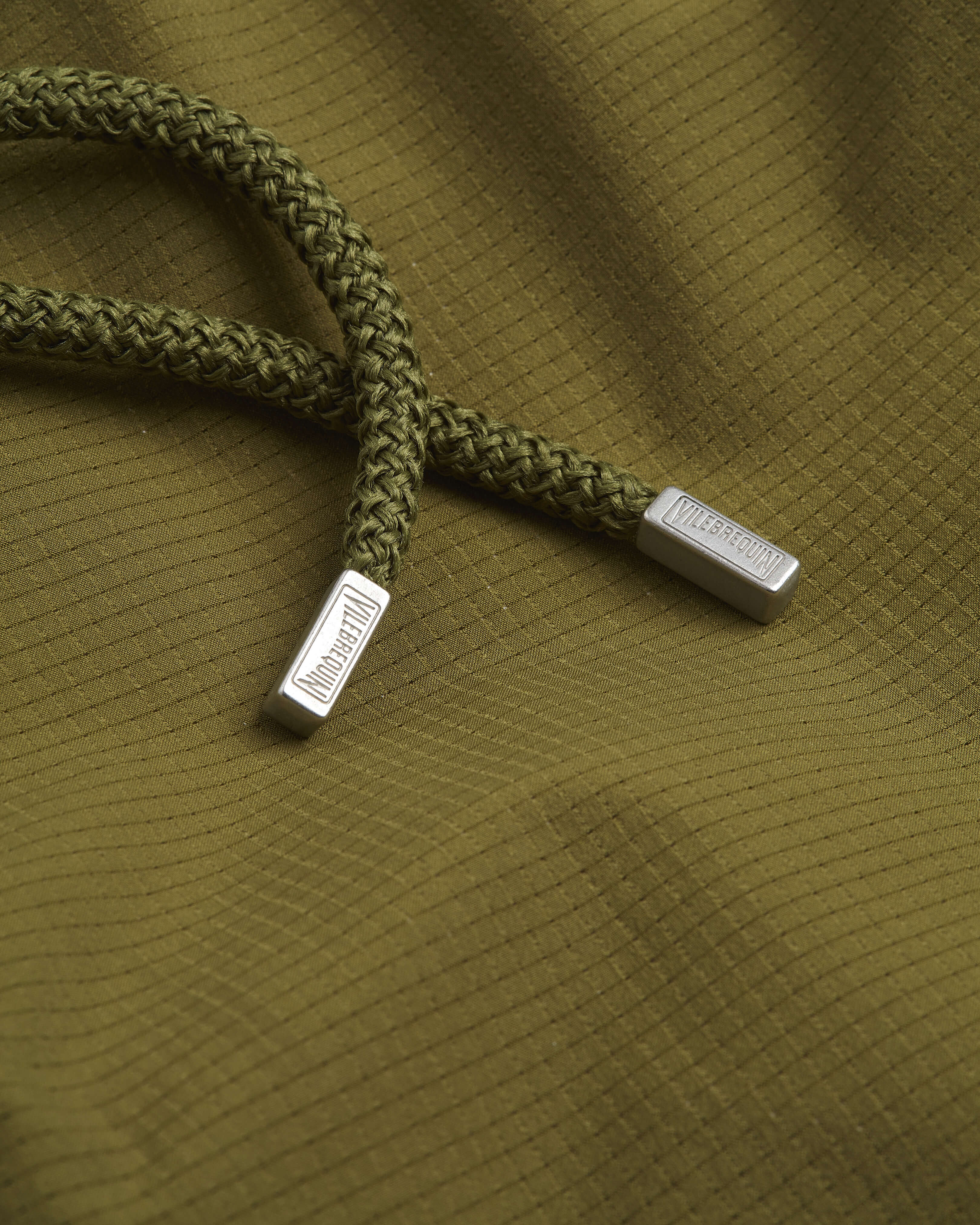 Bañador microperforado ultraligero y plegable de color liso para hombre CAQUI supp2 view