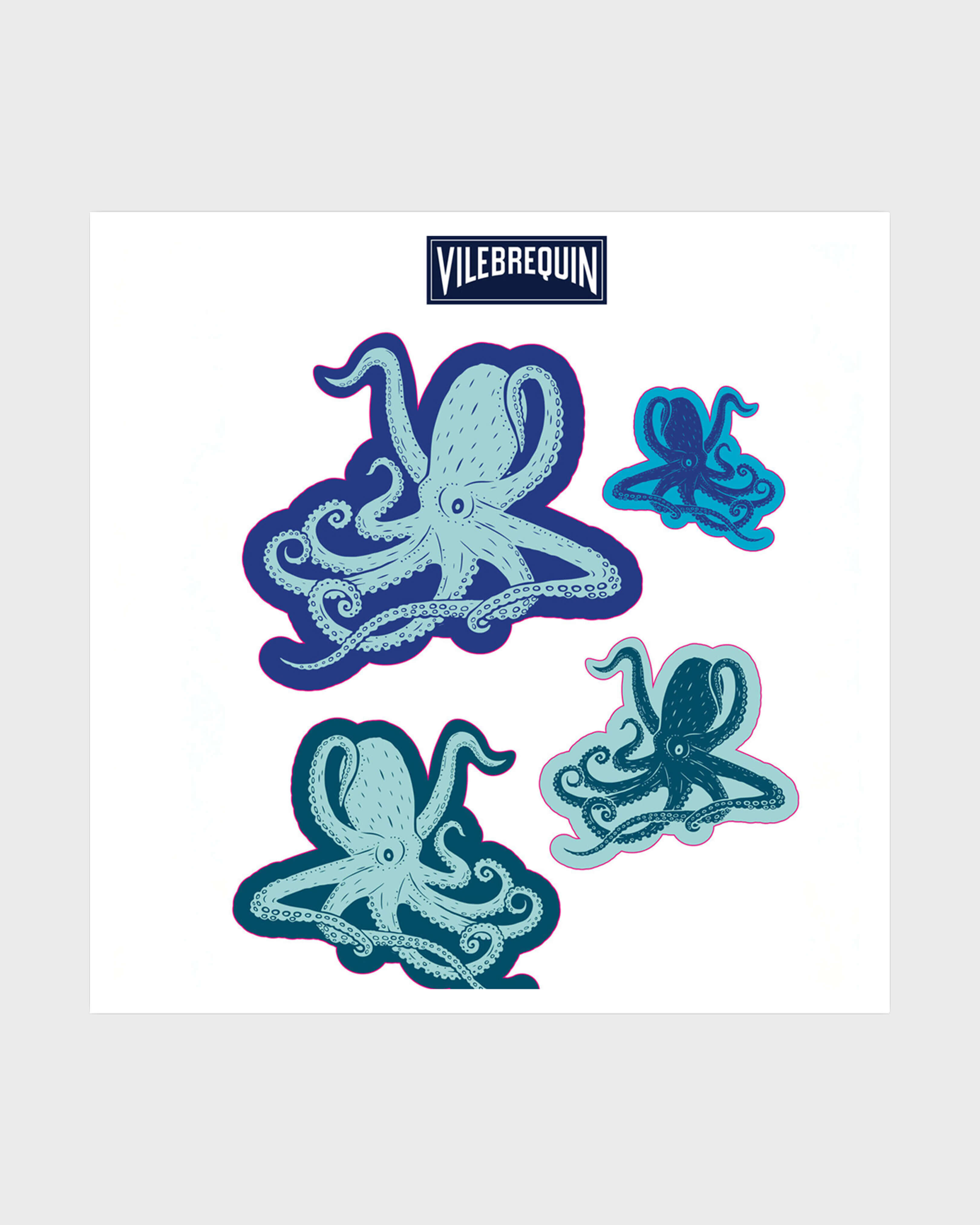 Sea Life Car Stickers - Vilebrequin x Fiat DISCO GREEN front view