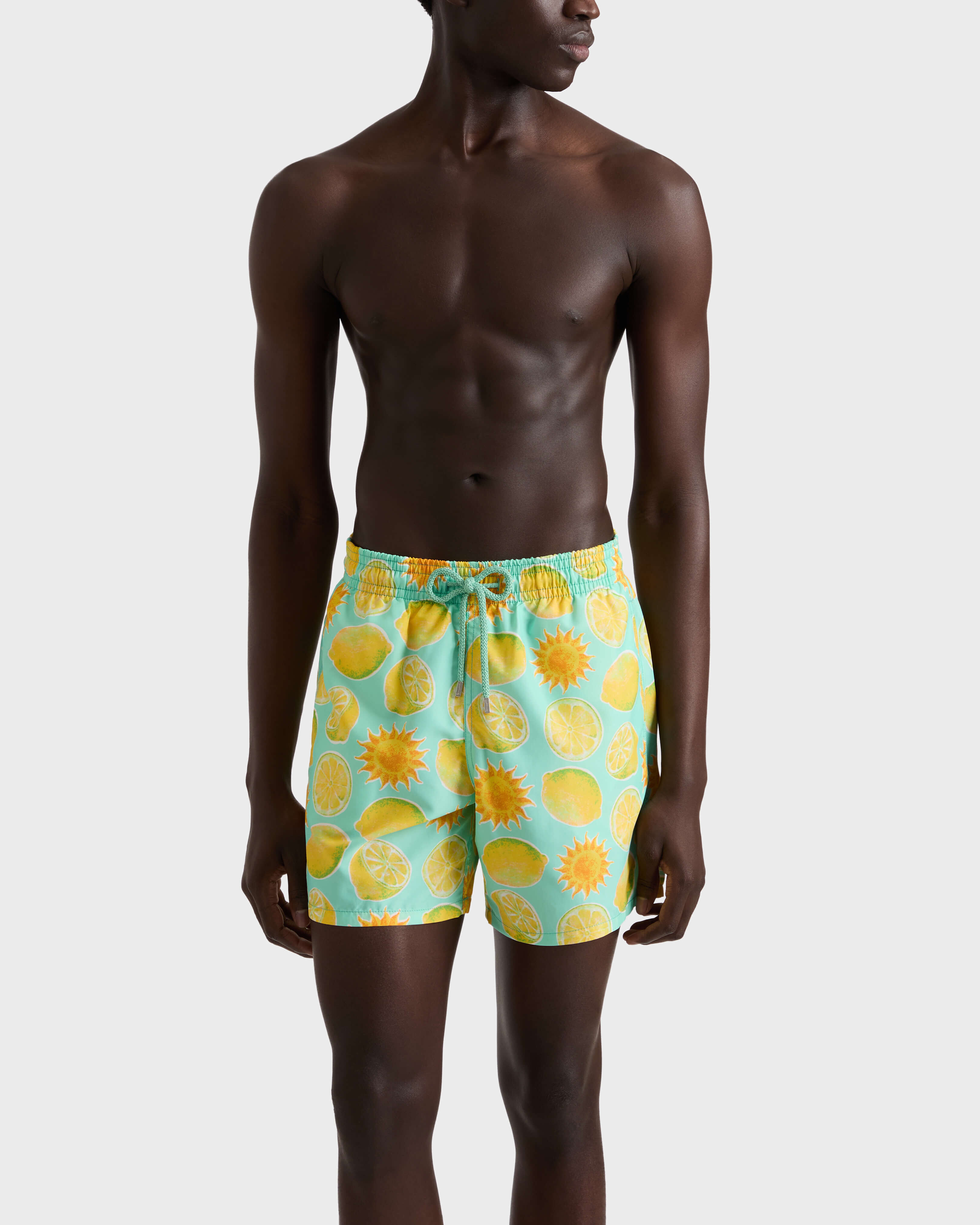 Men Swim Shorts Limonade CARIBBEAN frontworn view