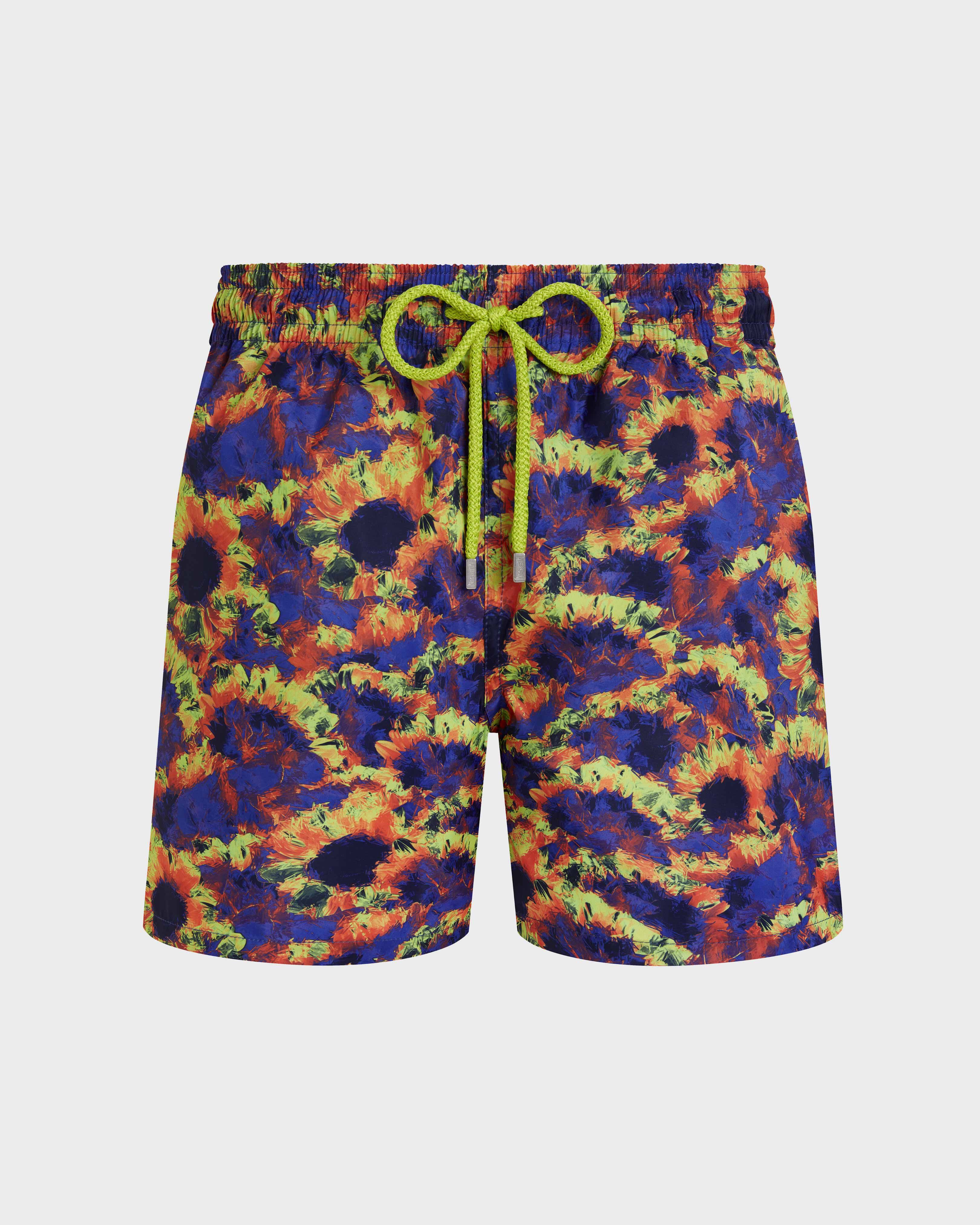 Ultraleichte und verstaubare Sunflowers Badeshorts für Herren VERSAILLES front view