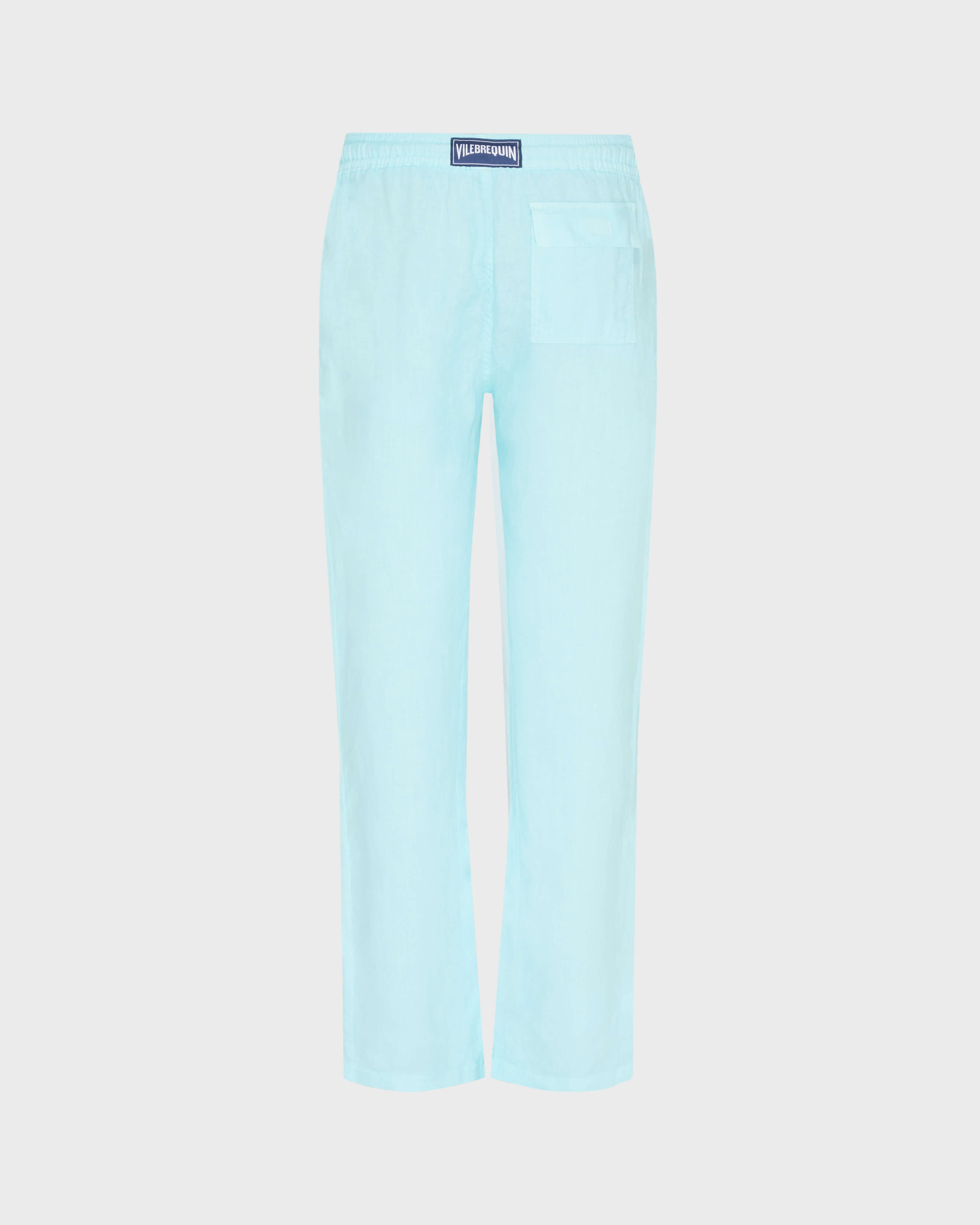 Solid weite Leinenhose für Herren OXYGENE back view