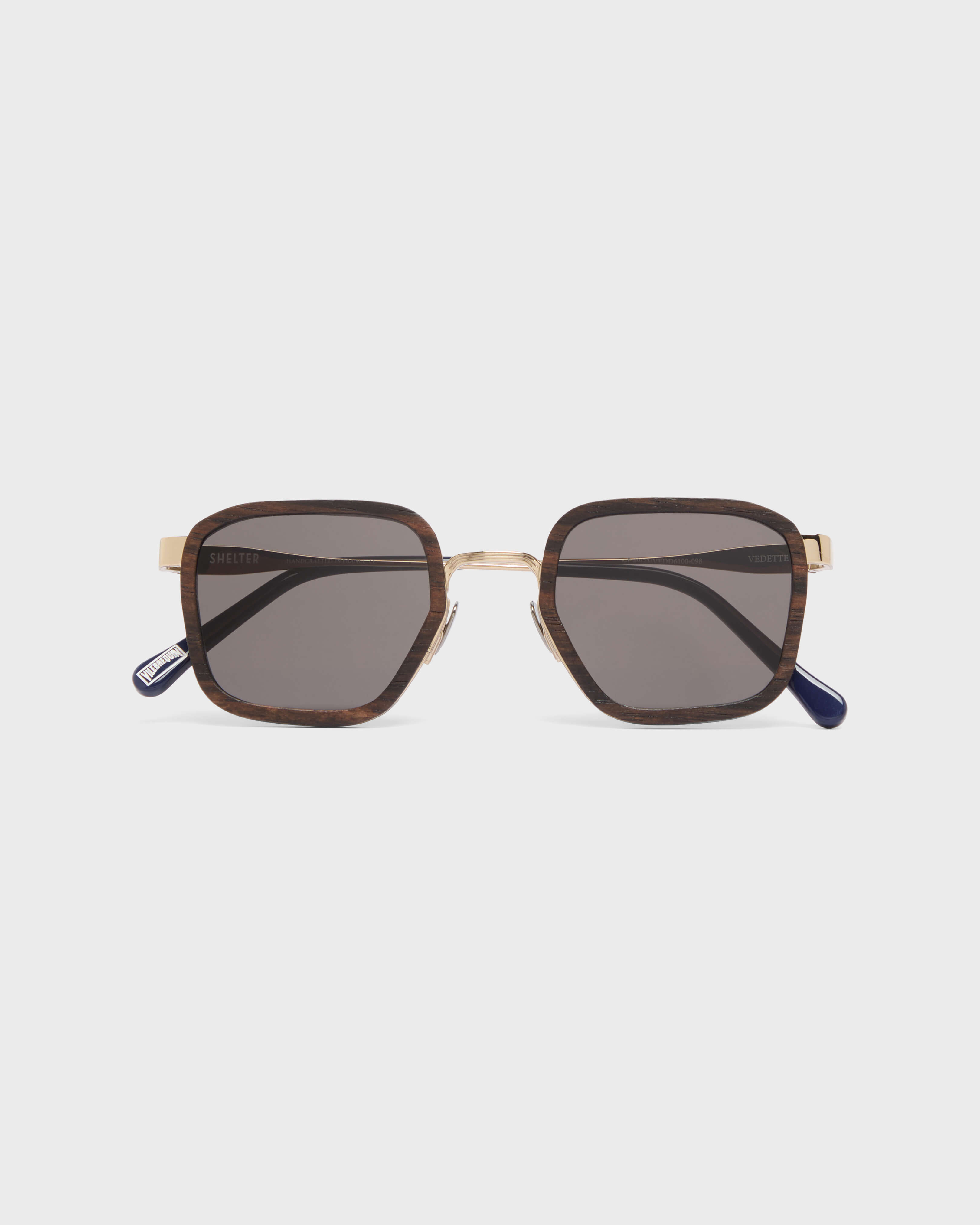 Ebonywood Sunglasses YELLOW GOLDEN front view