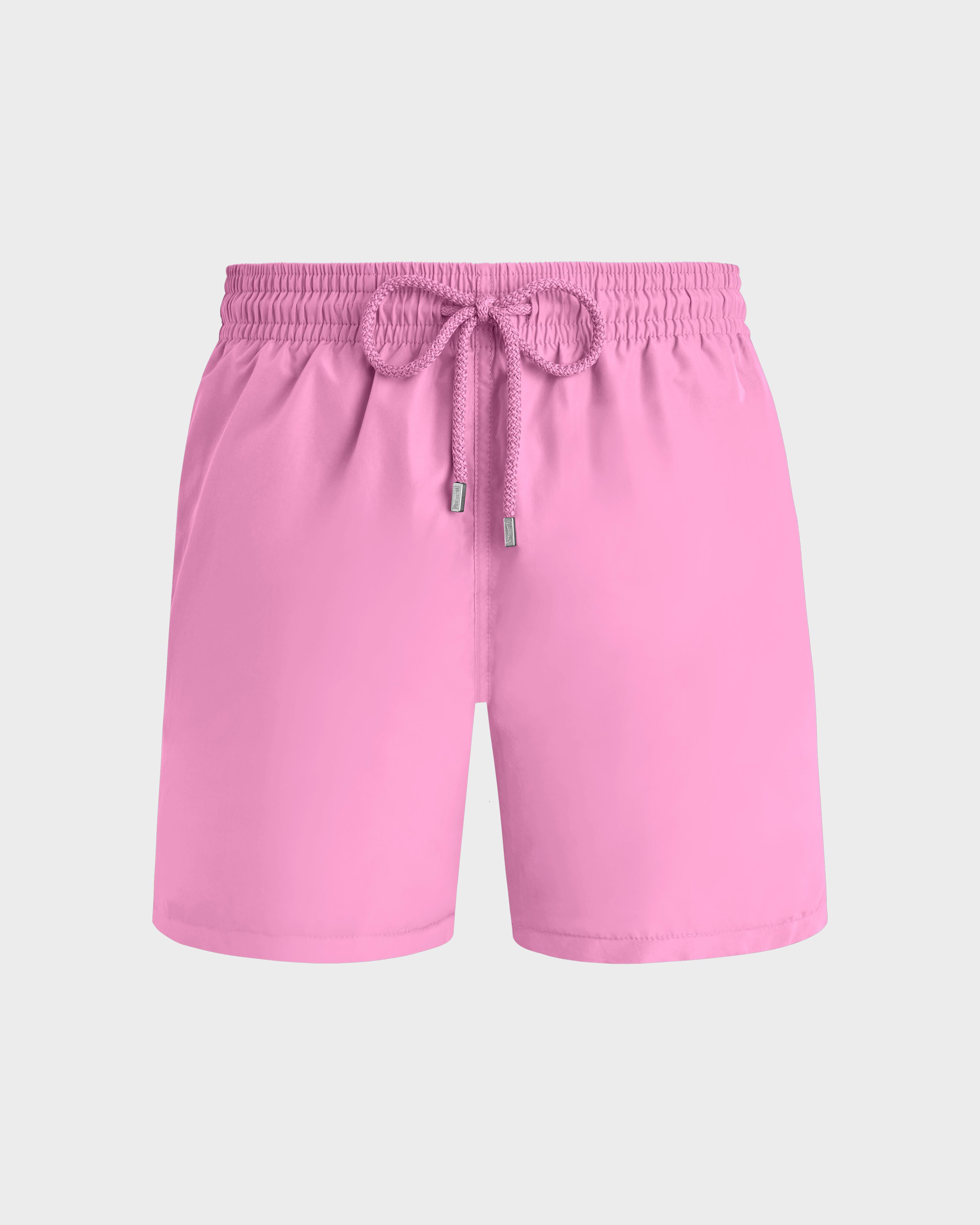 Men Swim Shorts Solid MARSHMALLOW front view