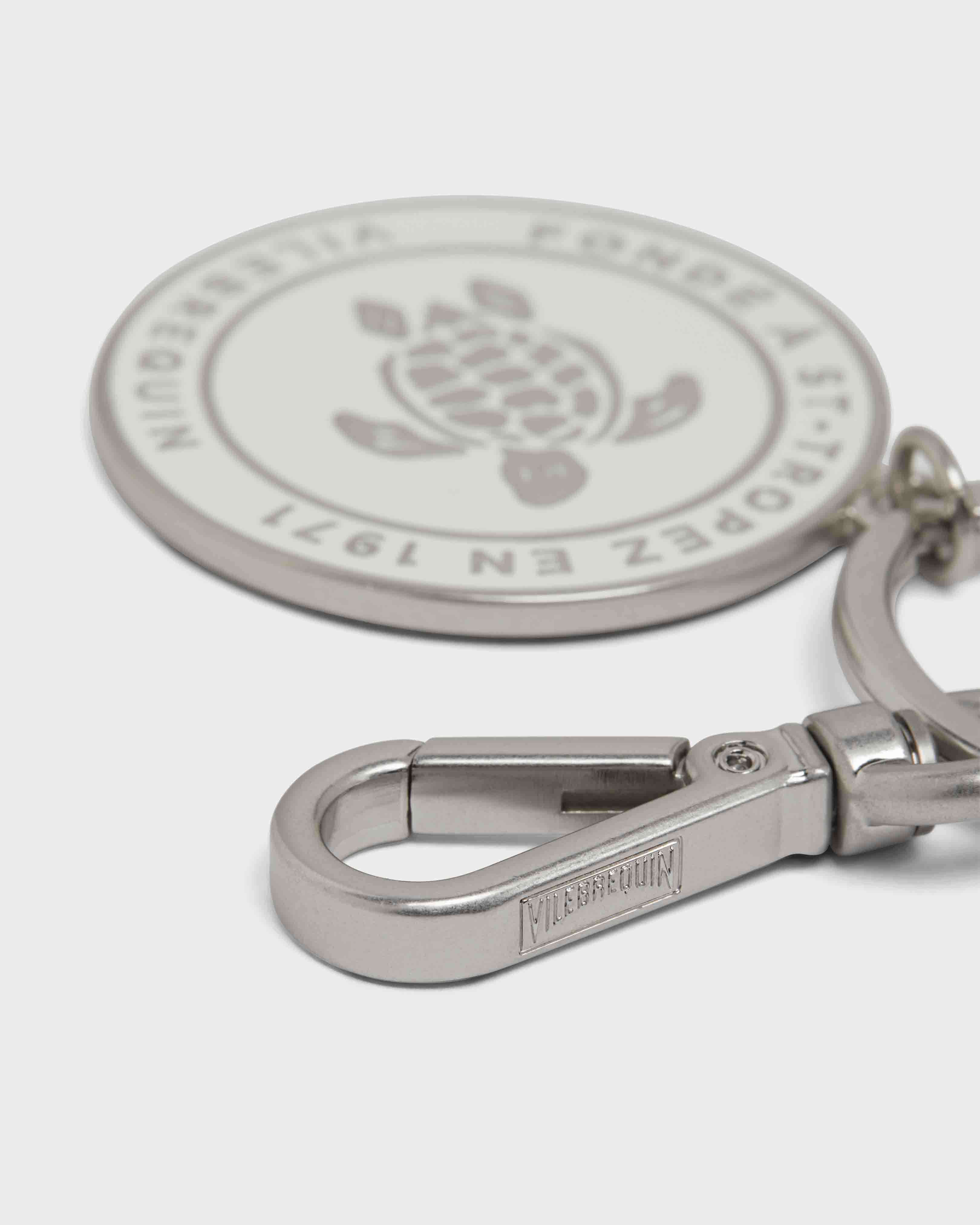 Unisex Zamak Keyring Sceau Vilebrequin NAVY back view