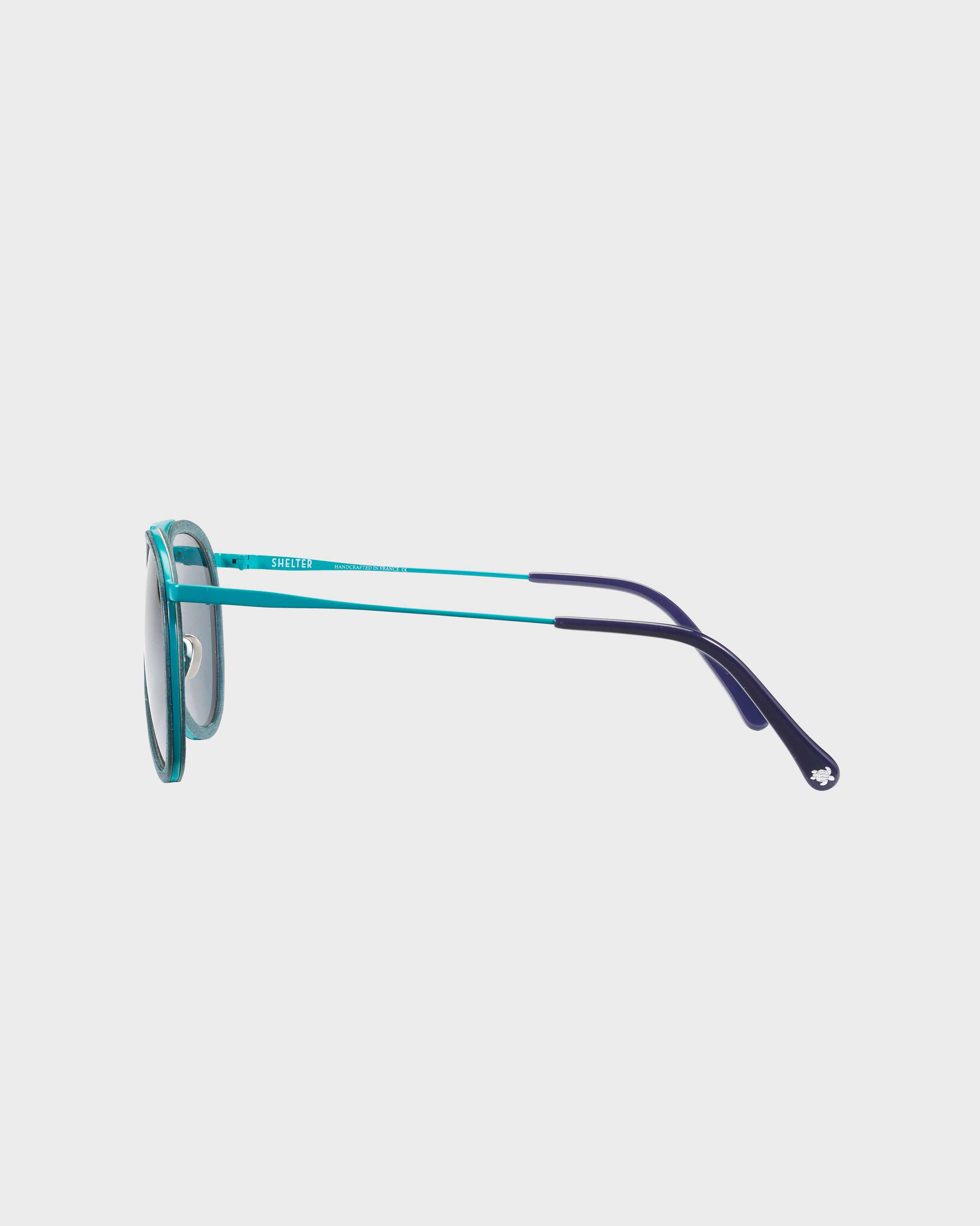 Wood Aviator Sunglasses Solid - Vilebrequin x Shelter FANFARE supp2 view