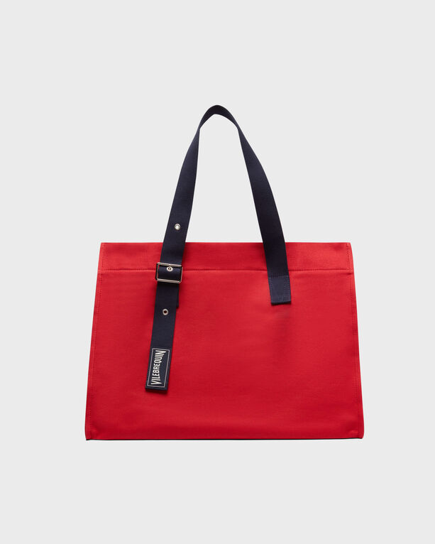 Vilebrequin - Big Beach Bag Solid - Beach Bag - Bagsu - Red - Size OSFA