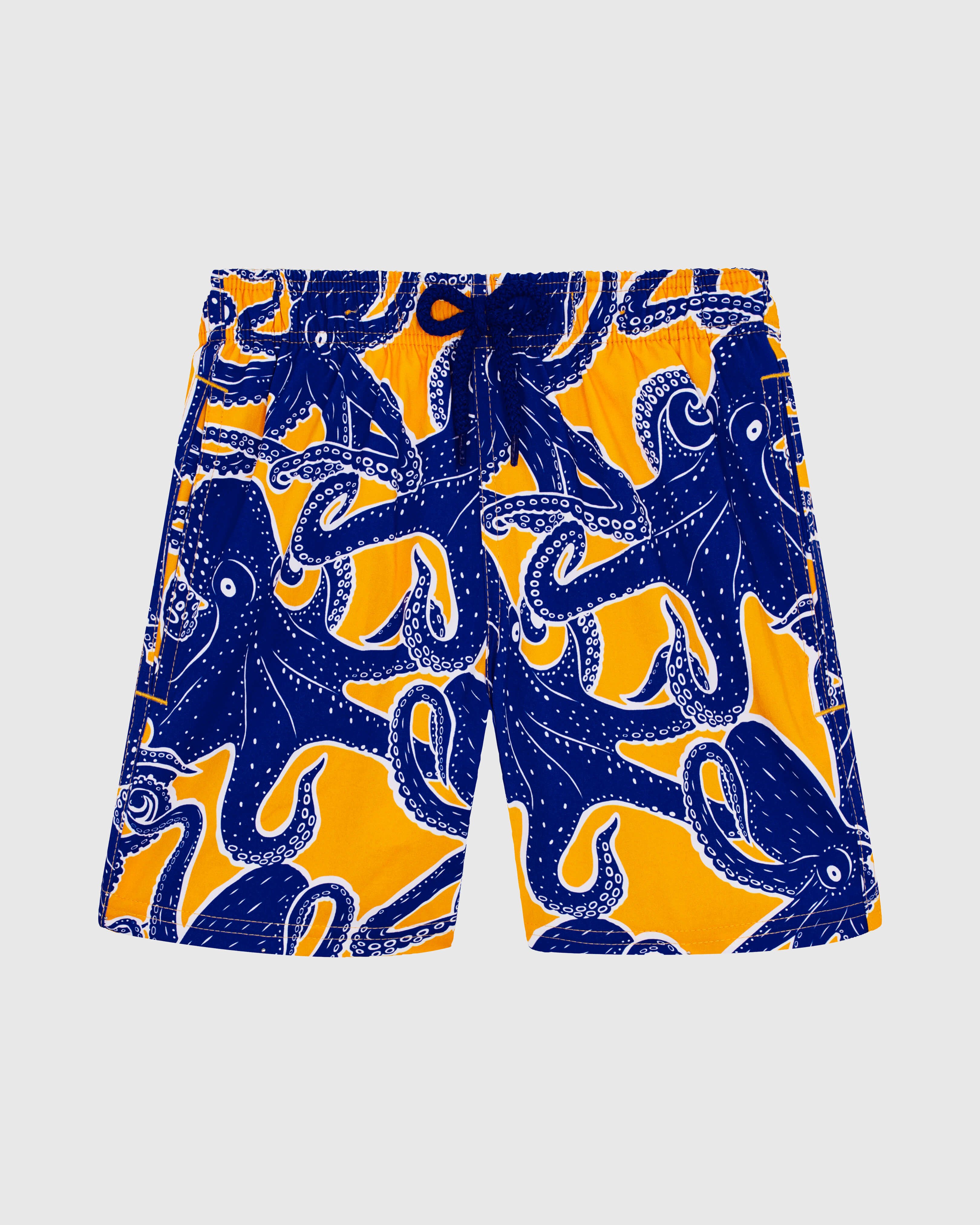 Boys Stretch Swim Shorts Poulpes MANGO front view