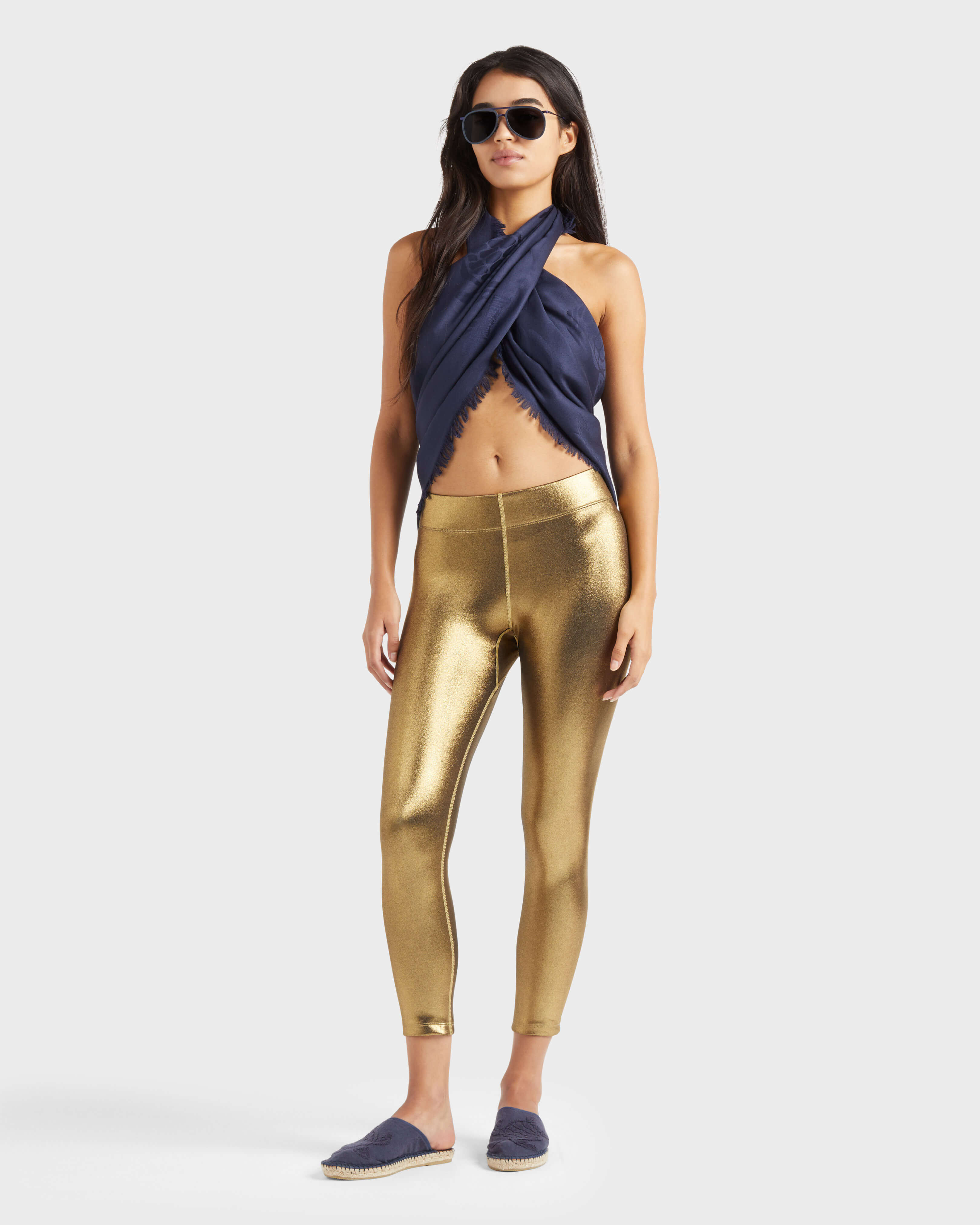 Women Metalic Legging Rashguard DORE supp1 view