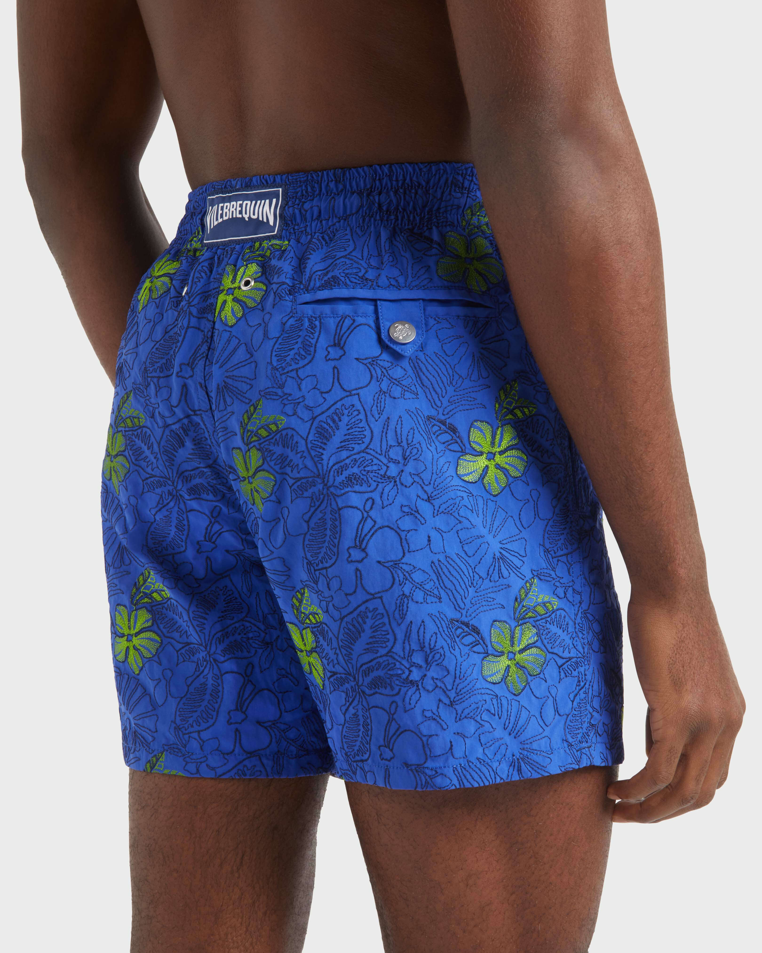 Men Swim Shorts Embroidered Flowers - Limited Edition MARRAKECH supp2 view
