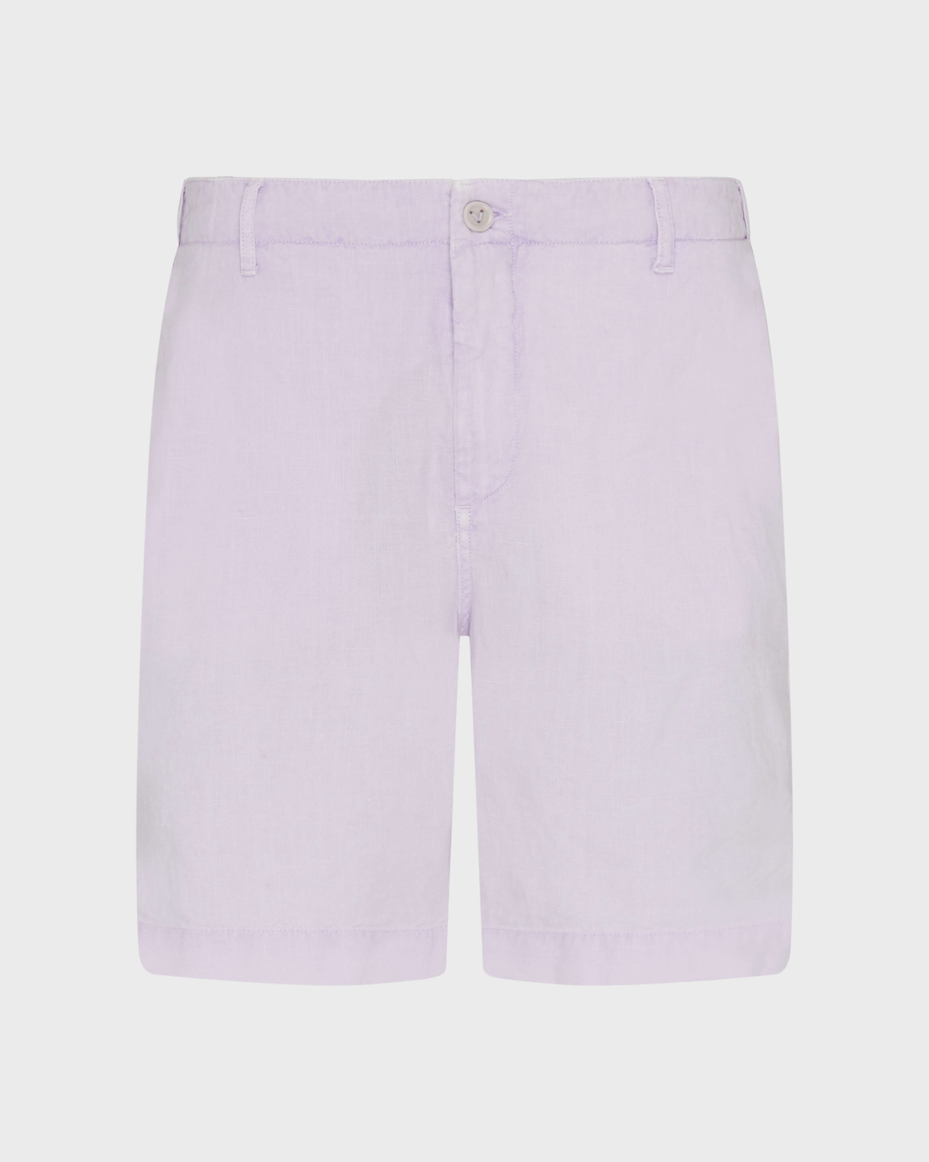 Bermuda uomo in lino Mineral Dye KUNZITE front view