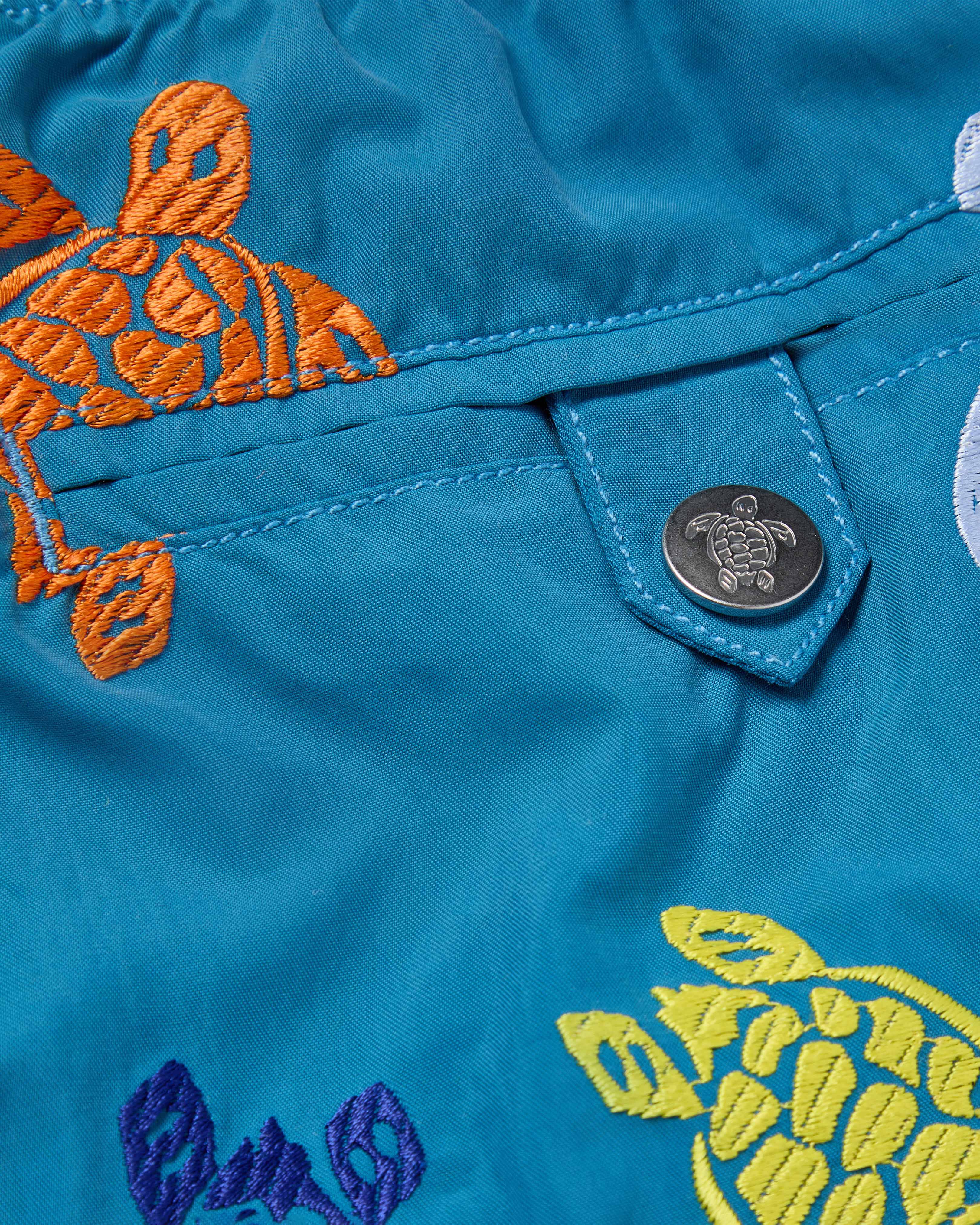 Pantaloncini mare uomo ricamati Ronde des Tortues  - Edizione limitata CALANQUE supp1 view