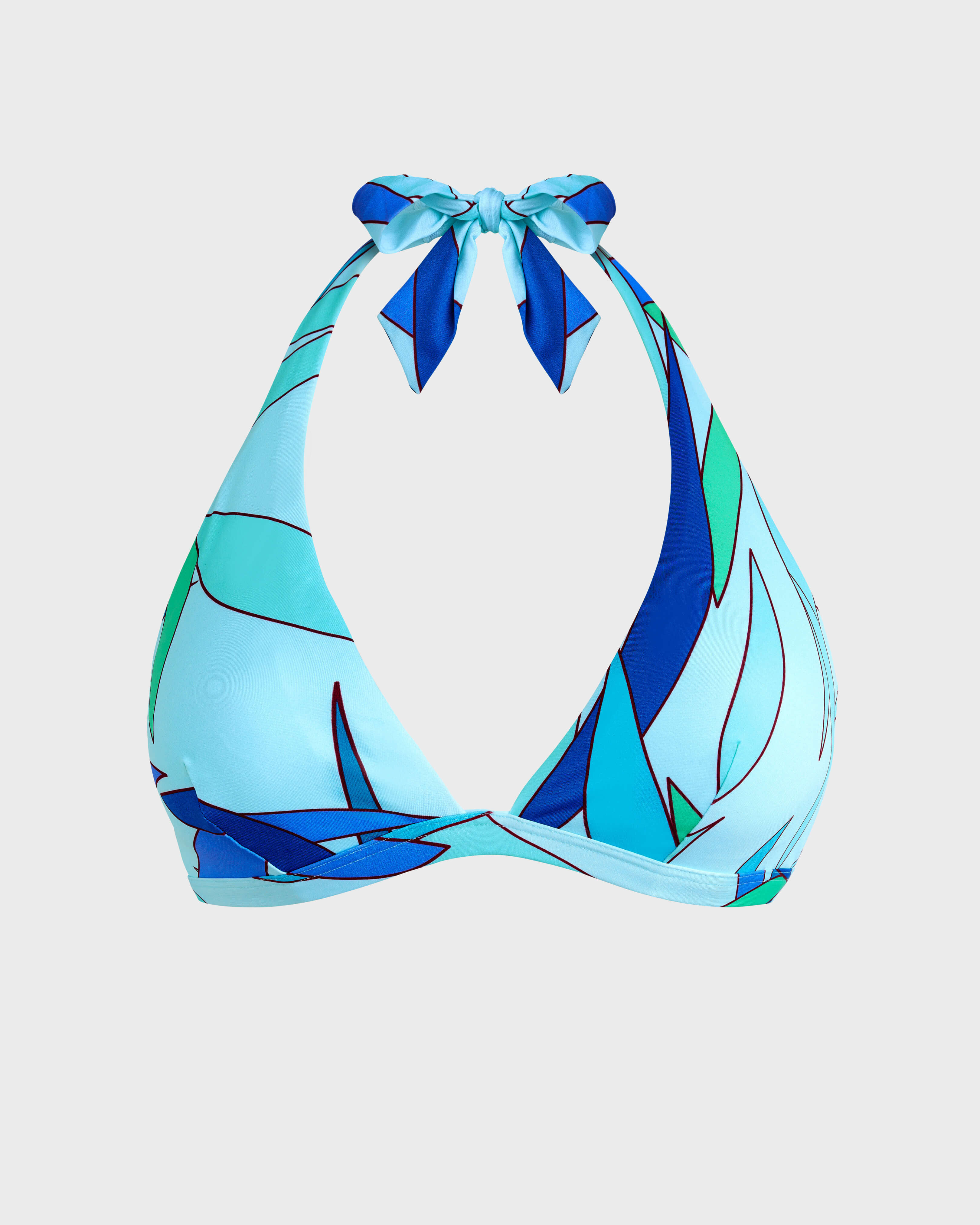Women Halter Bikini Top Madrague THALASSA front view