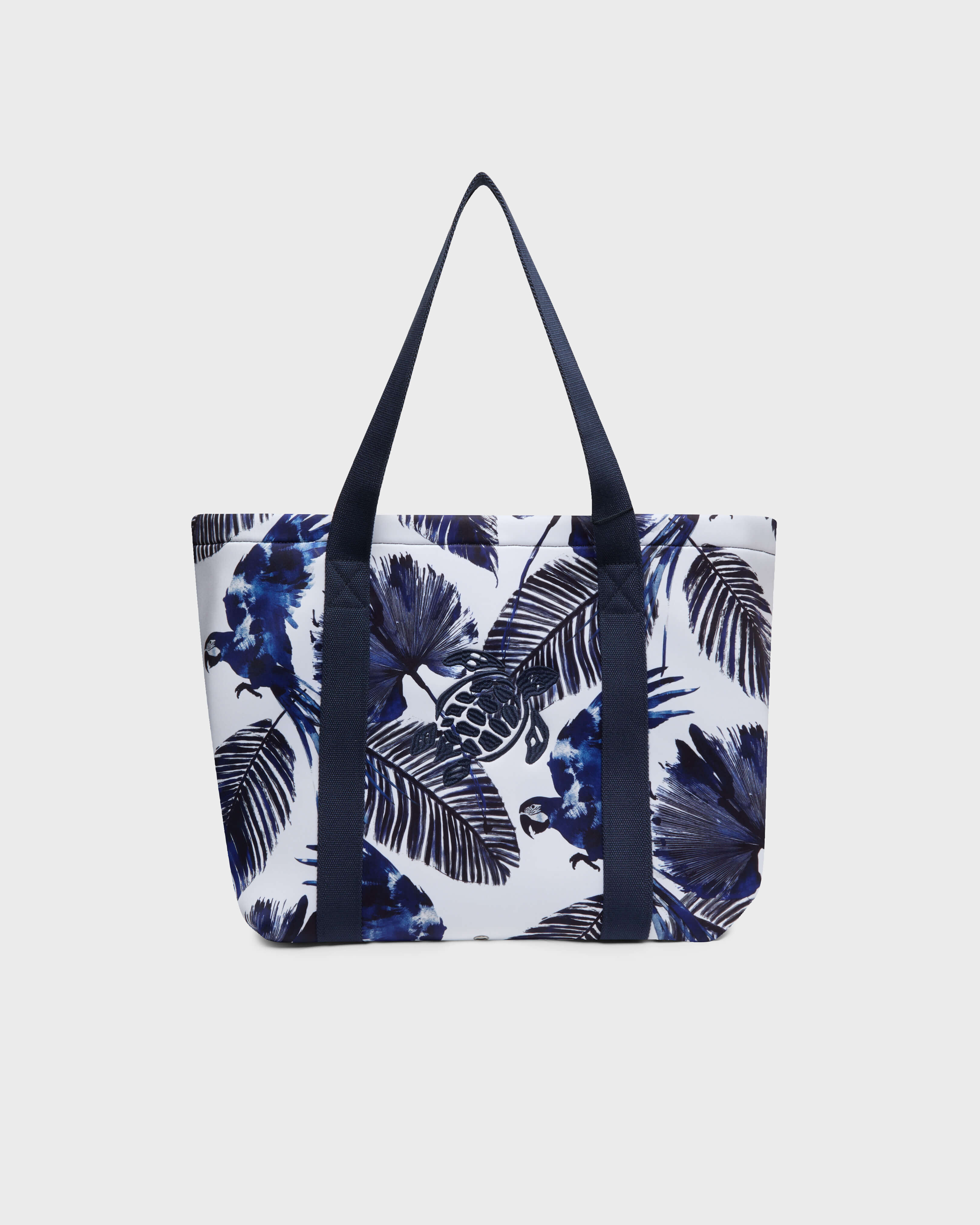 Bolsa de playa de neopreno con estampado Papagaio BLANCO front view