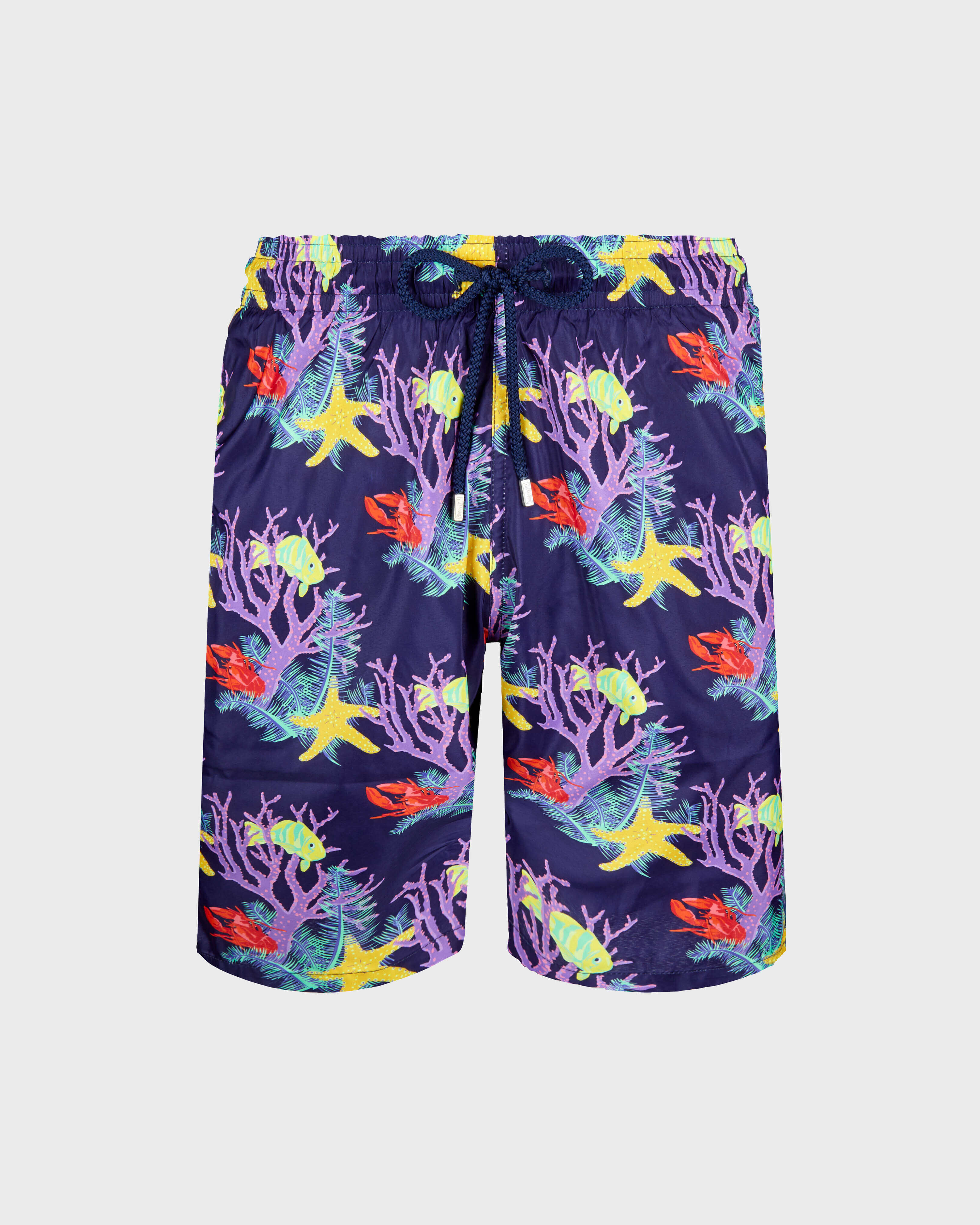 Men Long Ultra-light and packable Swimwear Fonds Marins SAPPHIRE front view