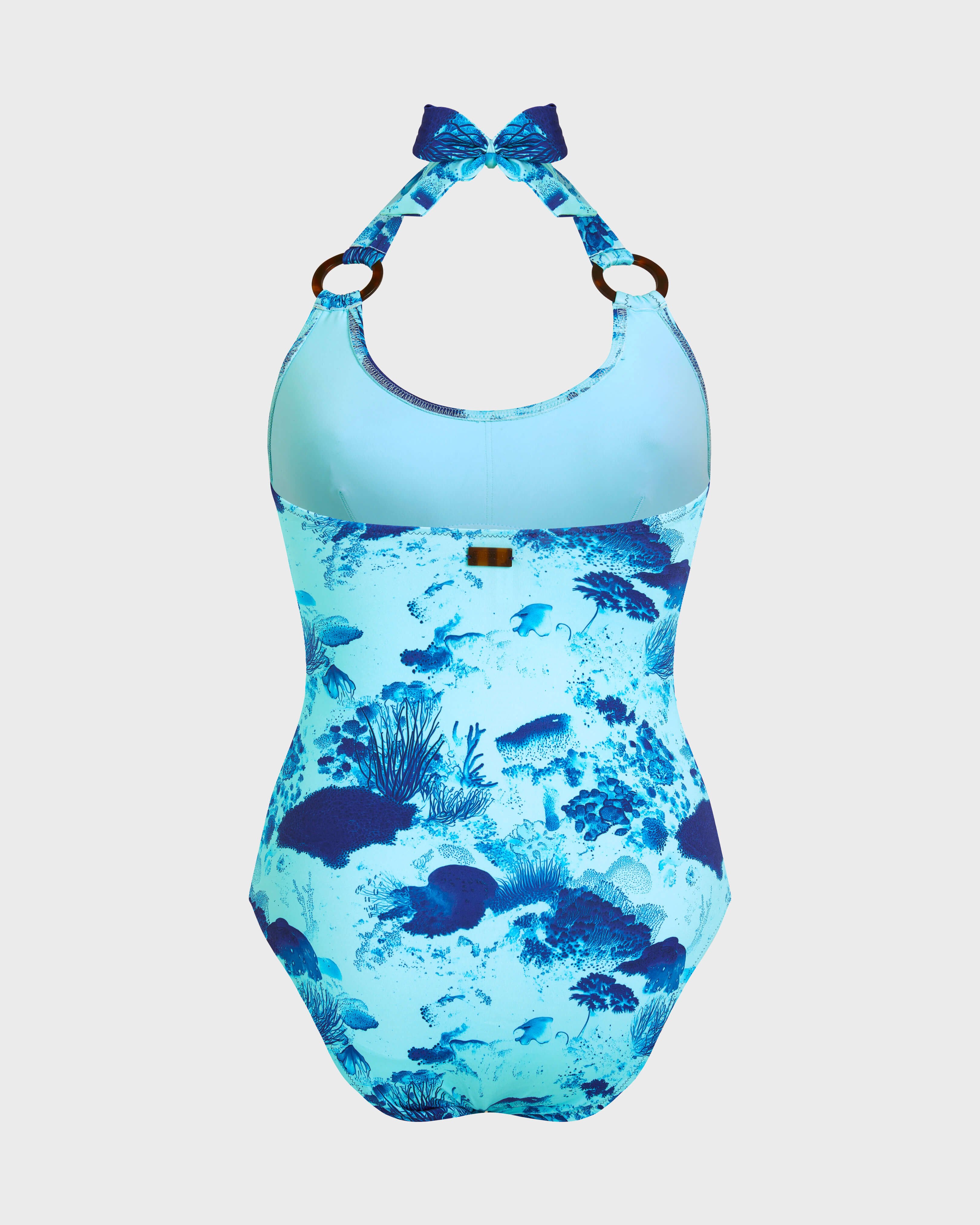 Maillot de bain une pièce foulard femme Coral Reef OXYGENE back view