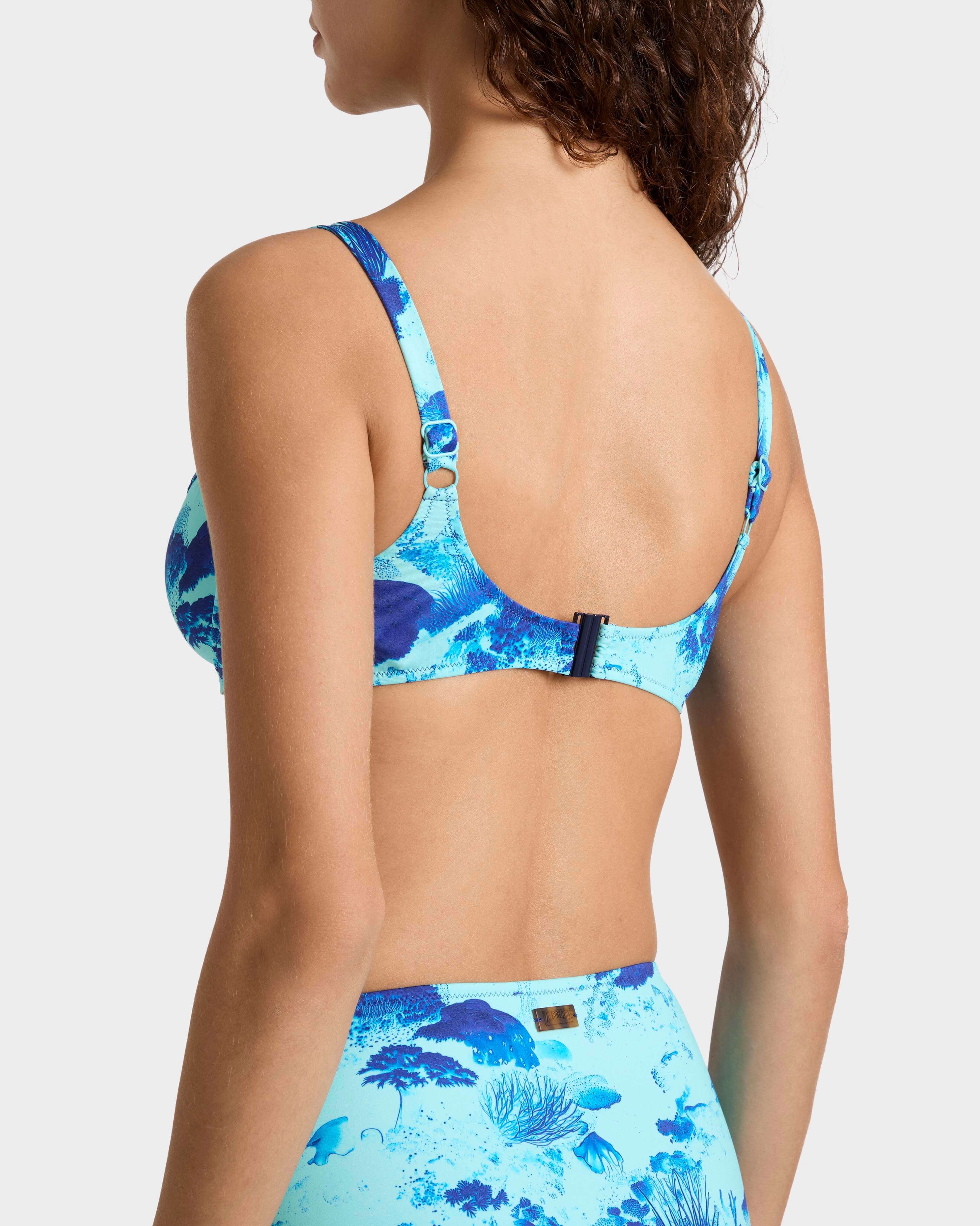 Haut de maillot de bain avec armatures femme Coral Reef OXYGENE backworn view