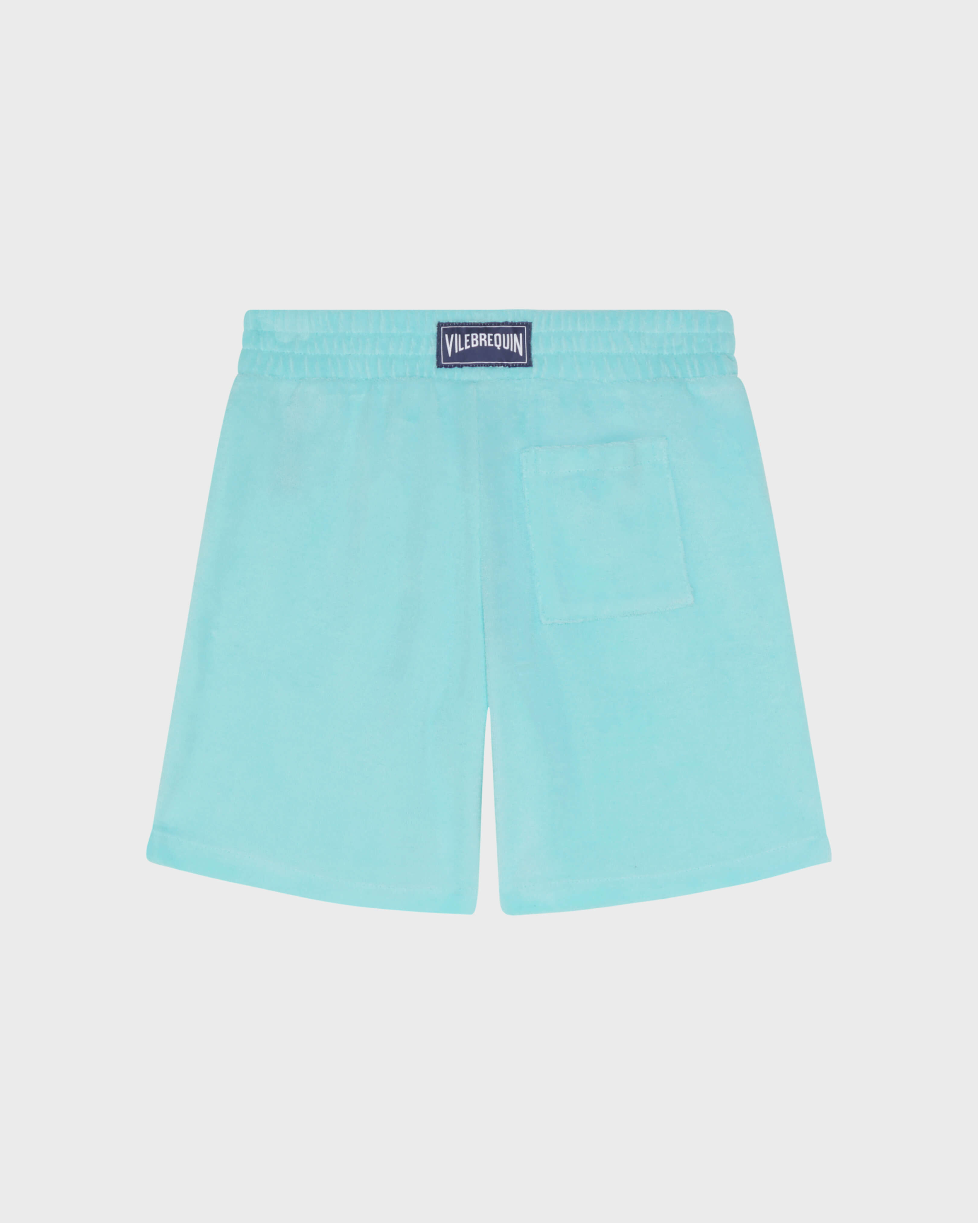 Frottee-Bermudashorts mit aufgestickter Schildkröte für Jungen OXYGENE back view