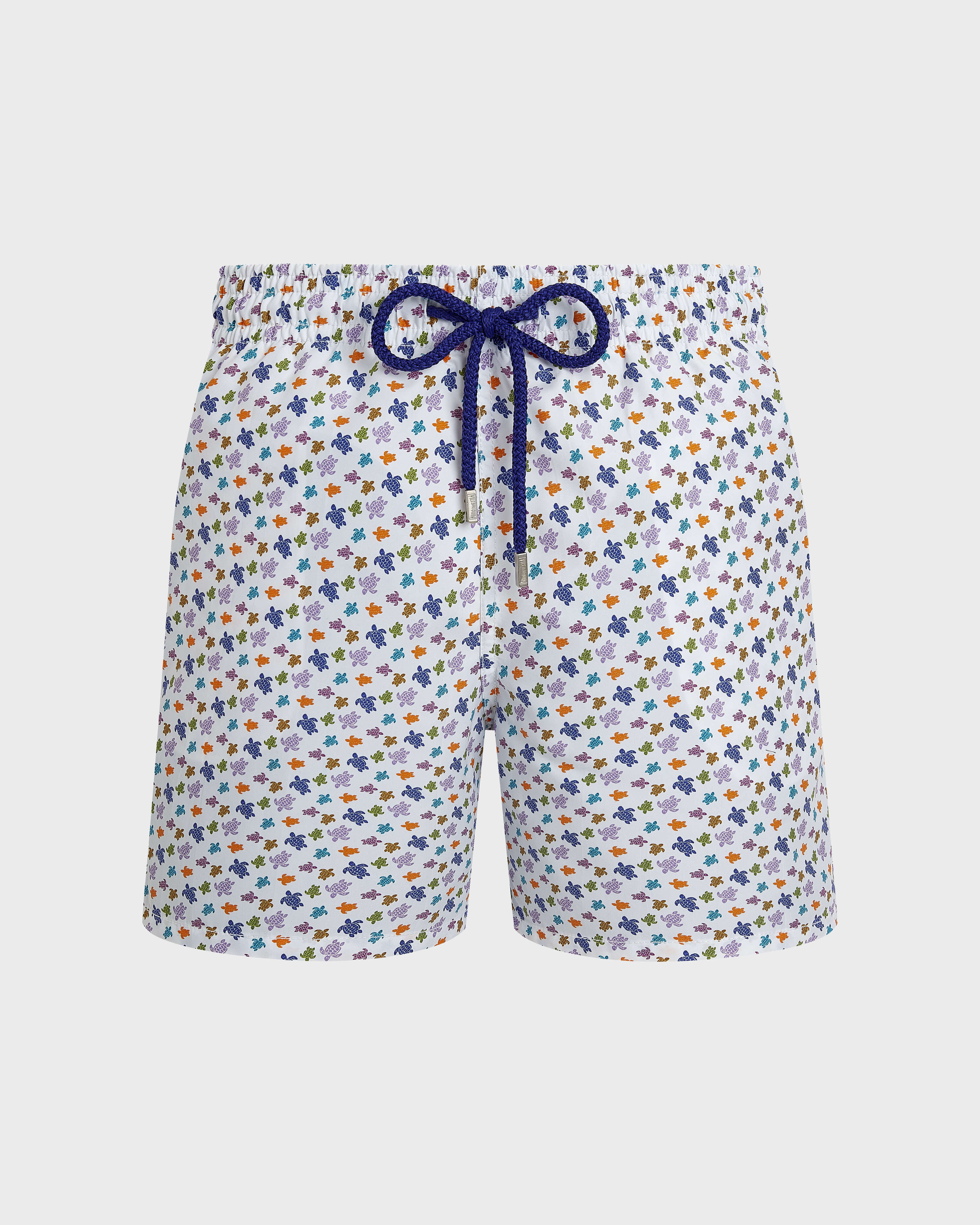 Micro Ronde des Tortues Badeshorts für Herren WEISS front view