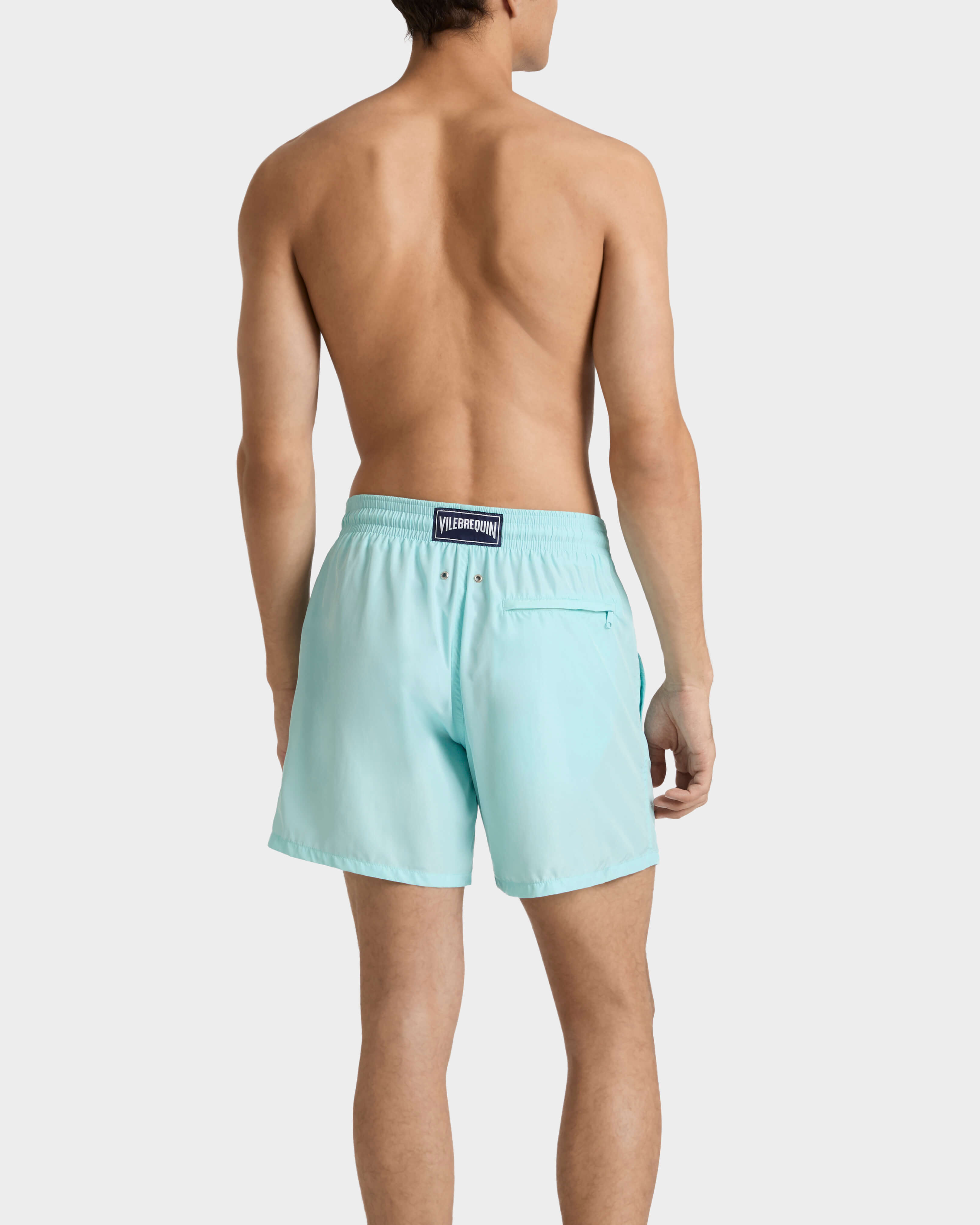 Maillot de bain homme ultra léger et pliable uni OXYGENE backworn view
