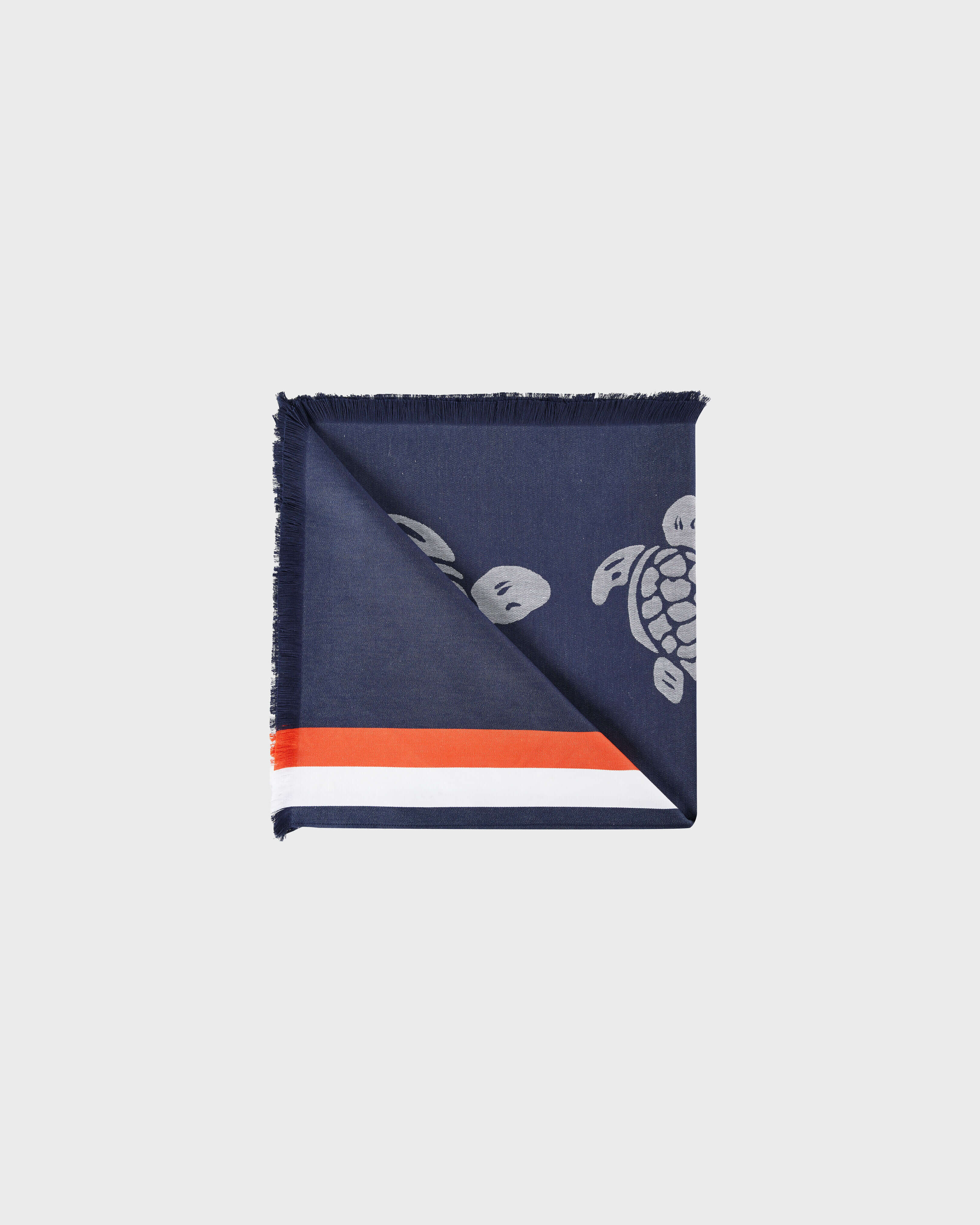 Big Towel Ronde des Tortues NAVY back view