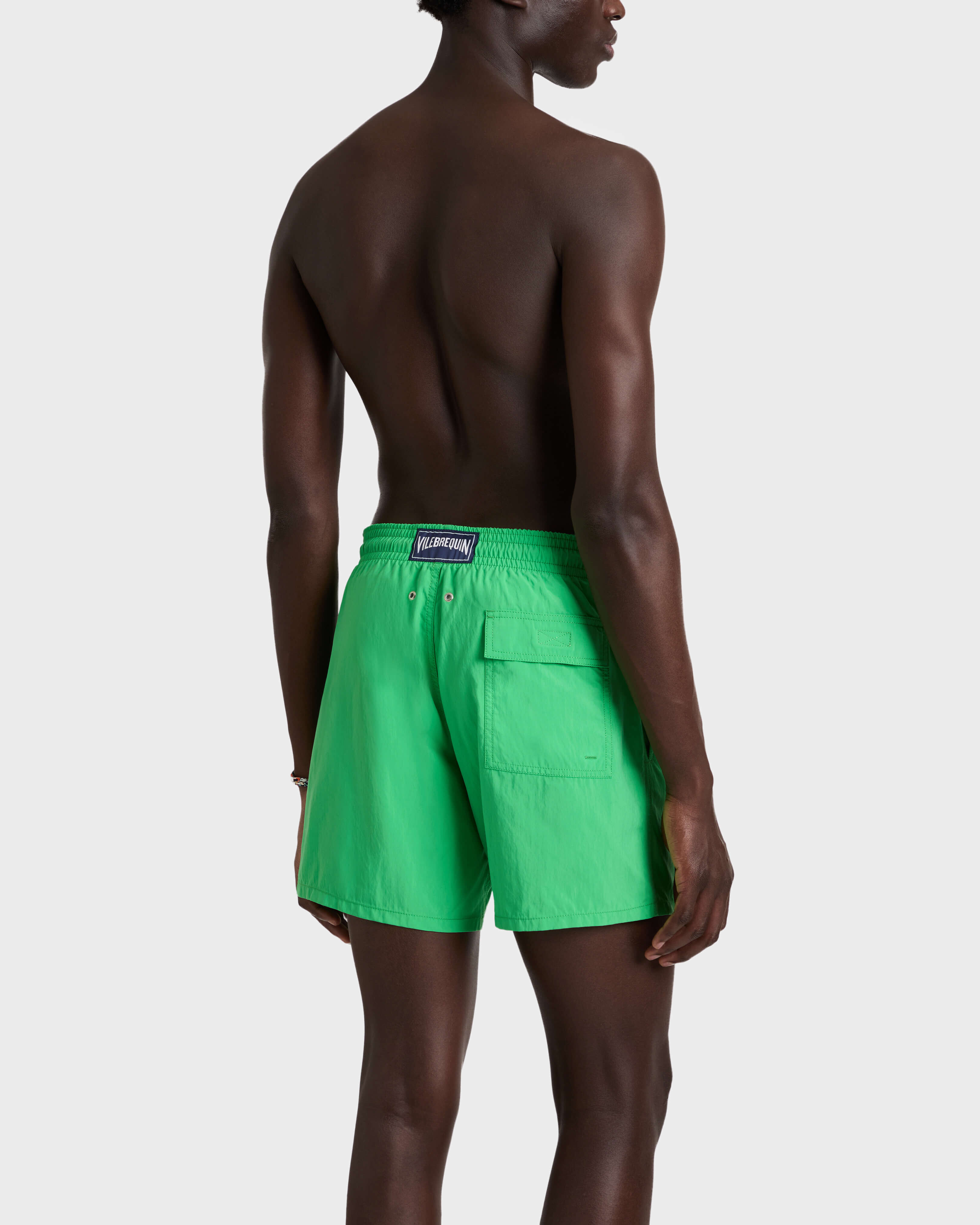 Mit Wasser reagierende Mosaic Lizard Badeshorts für Herren LASER backworn view