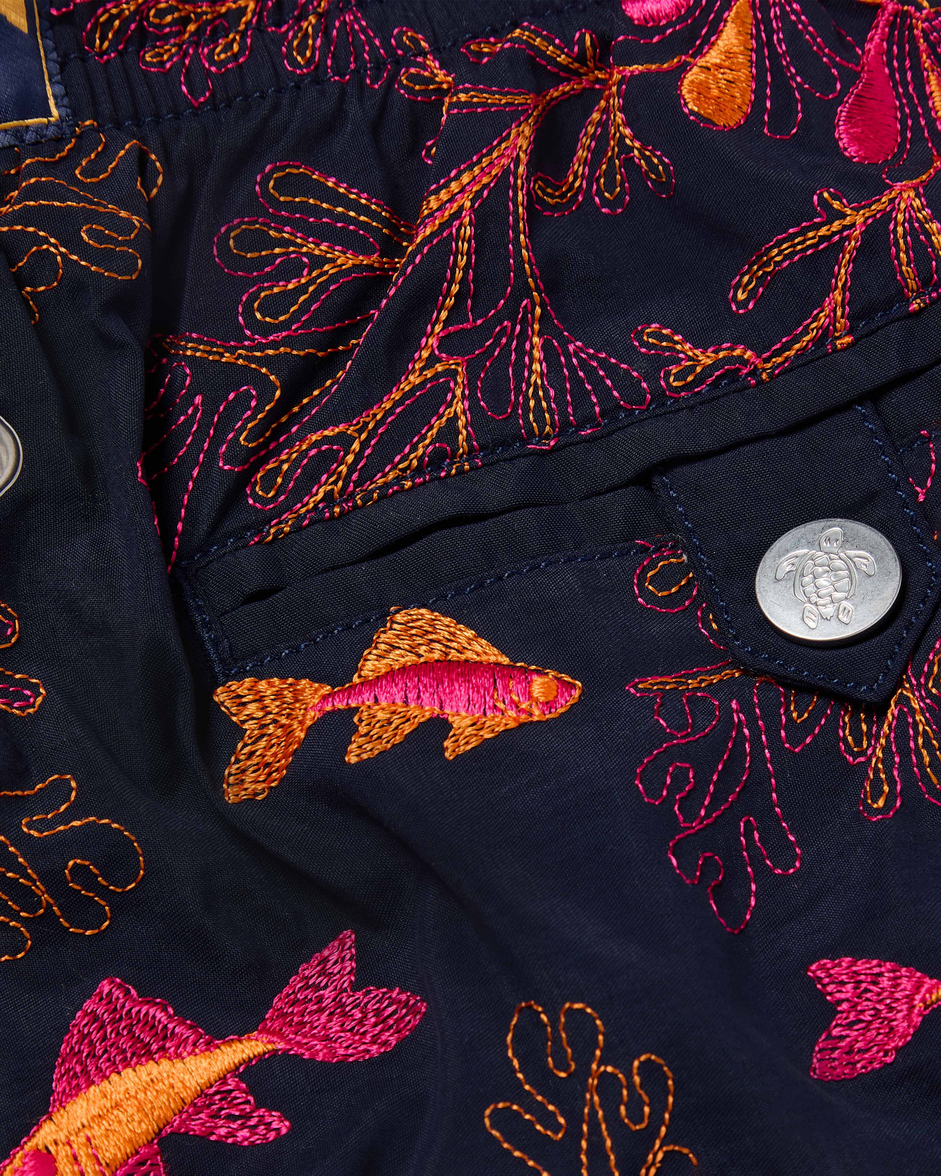 Costume da bagno ricamato Coral Mandala – Edizione limitata BLU MARINE supp1 view