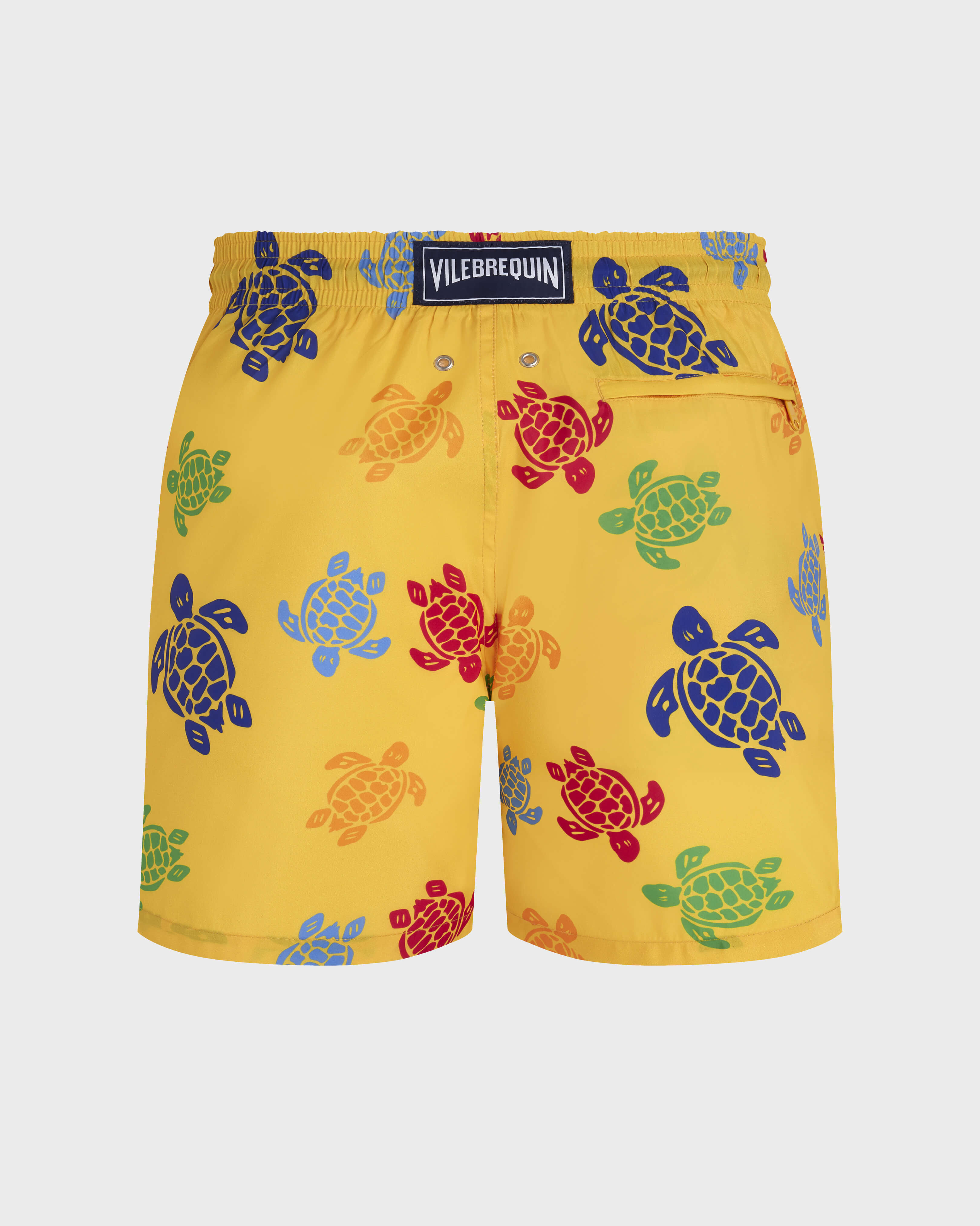 Ultraleichte und verstaubare Tortues Multicolores Badeshorts für Herren MAIS back view