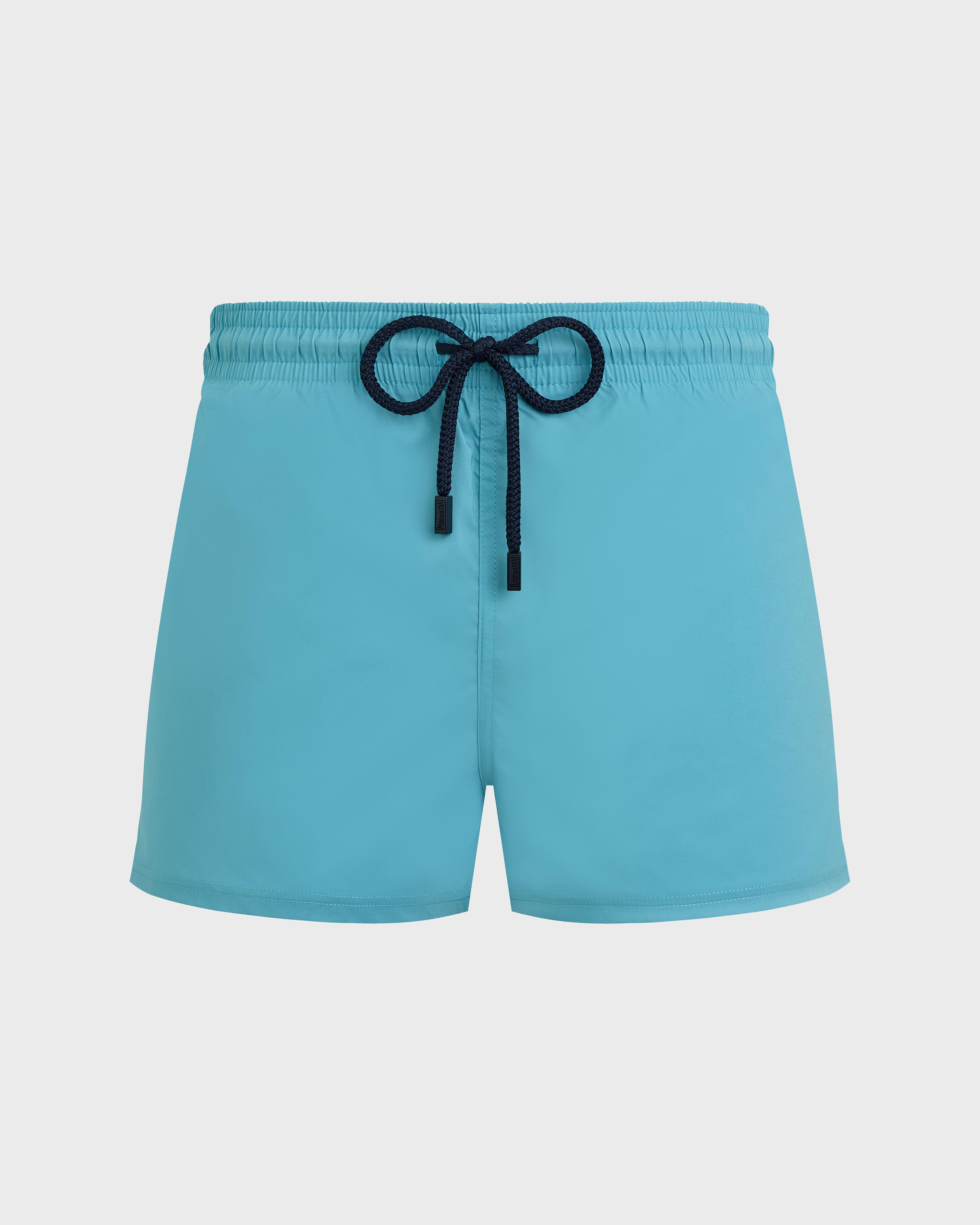 Men Swimwear Short and Fitted Stretch Solid PONDICHERY front view