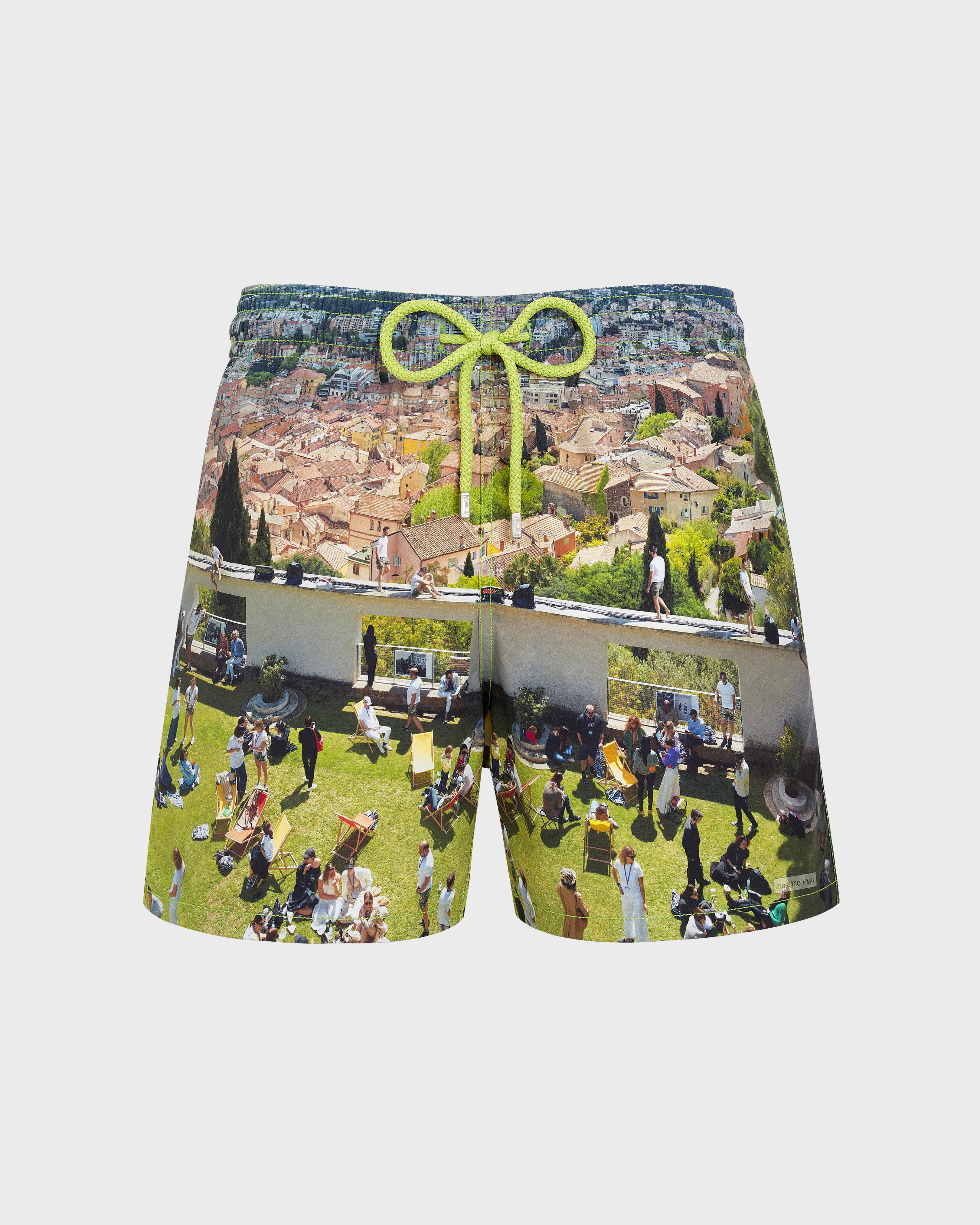 Men Swimwear Villa Noailles - Vilebrequin x Massimo Vitali UNIQUE front view